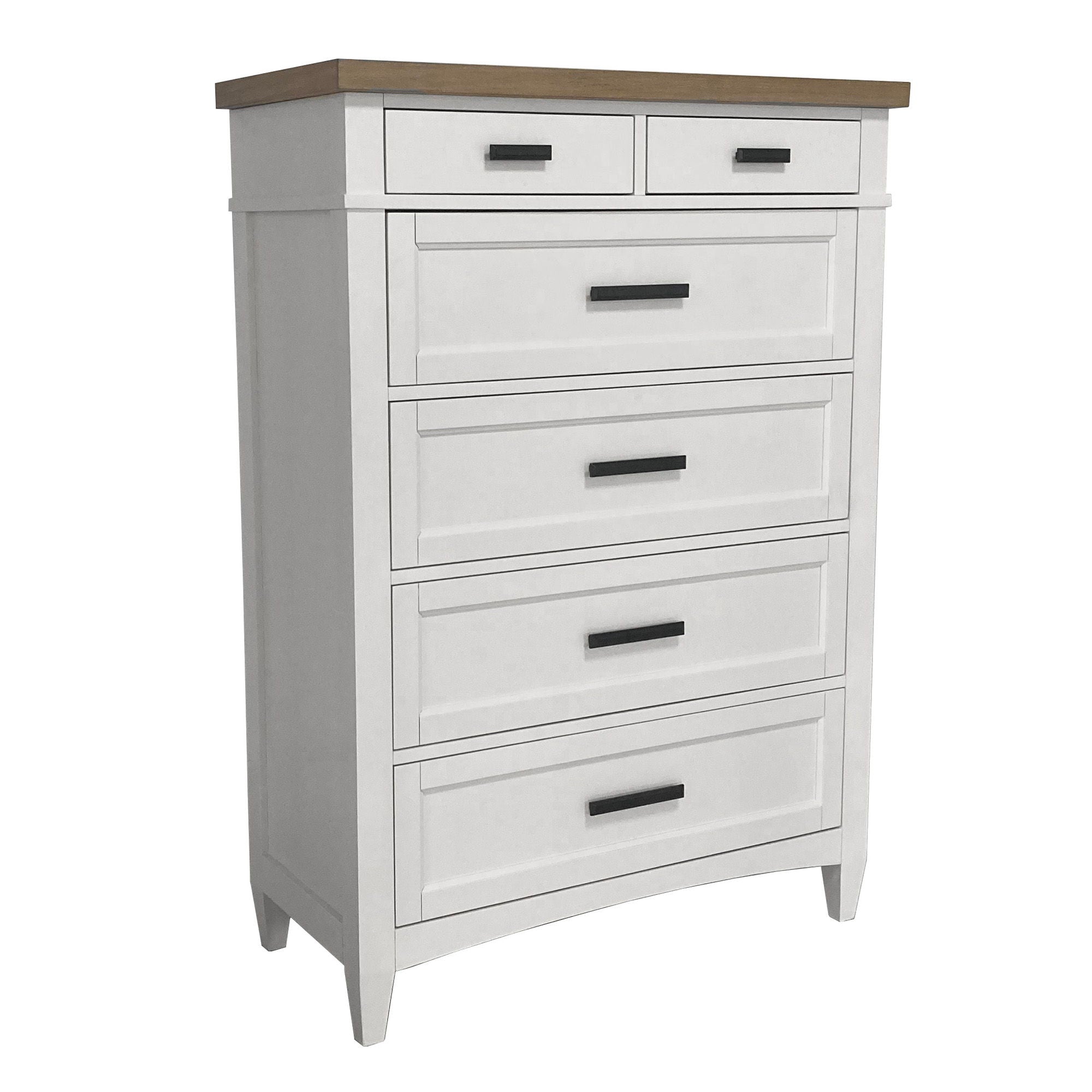 Americana Modern Bedroom - 6 Drawer Chest - Cotton - Urban Living Furniture (Los Angeles, CA)