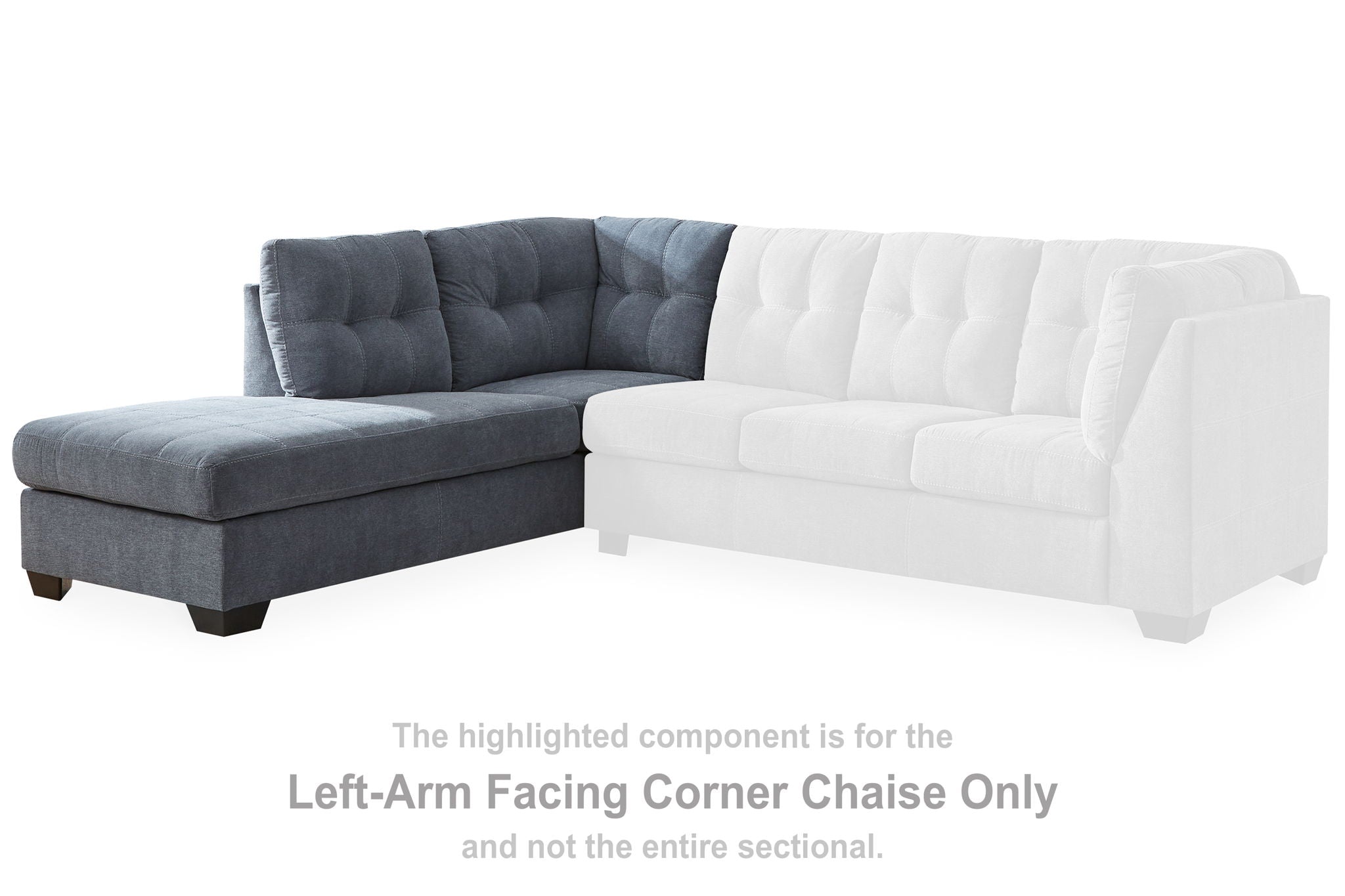 Marleton - Denim - Laf Corner Chaise - Urban Living Furniture (Los Angeles, CA)