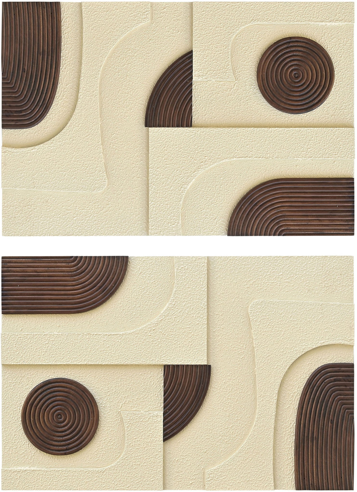 Element - Mango Wood 2 Piece Wall Art