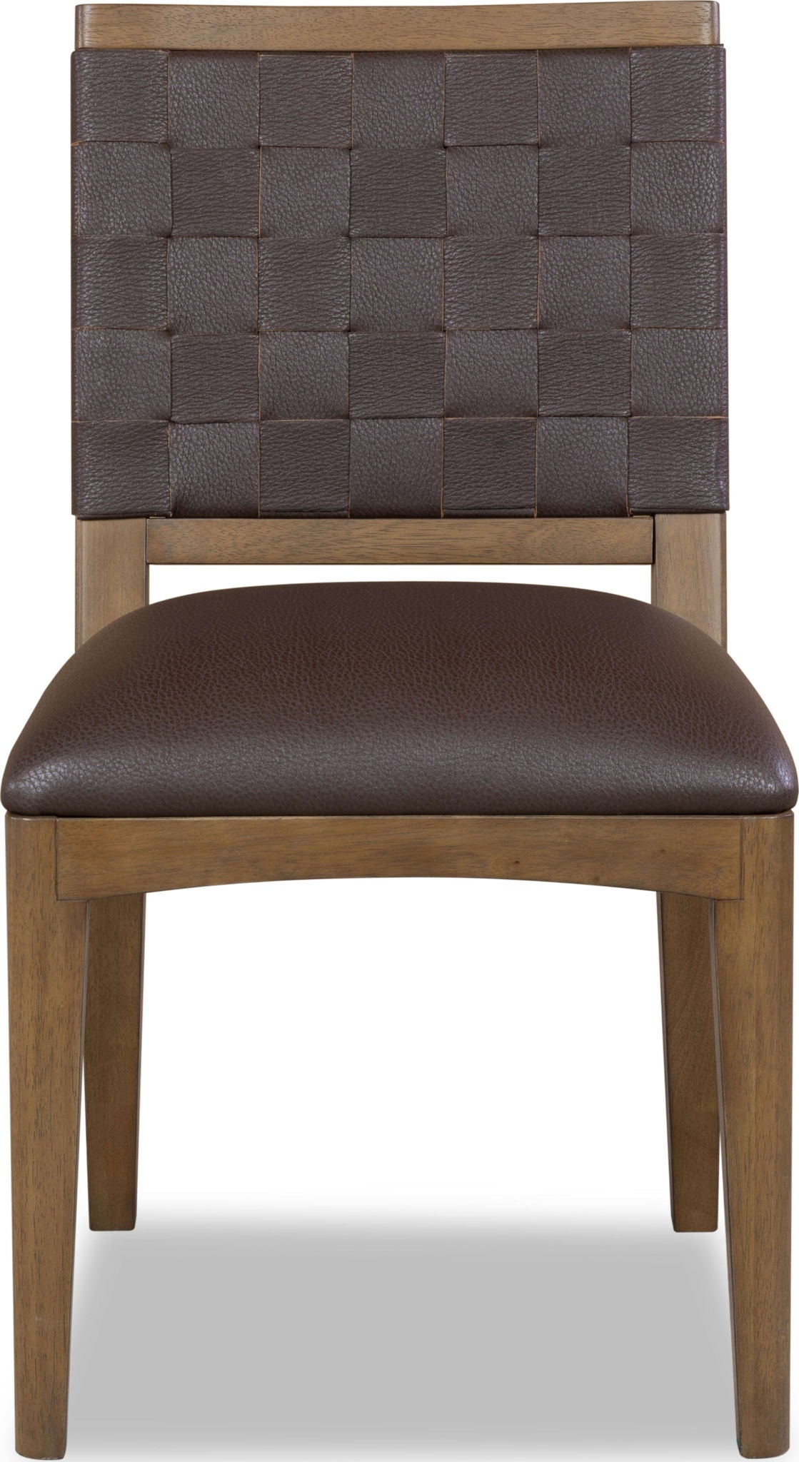 Arden - Weaven Side Chair (Set of 2) - Dark Chocolate / Tavern Brown