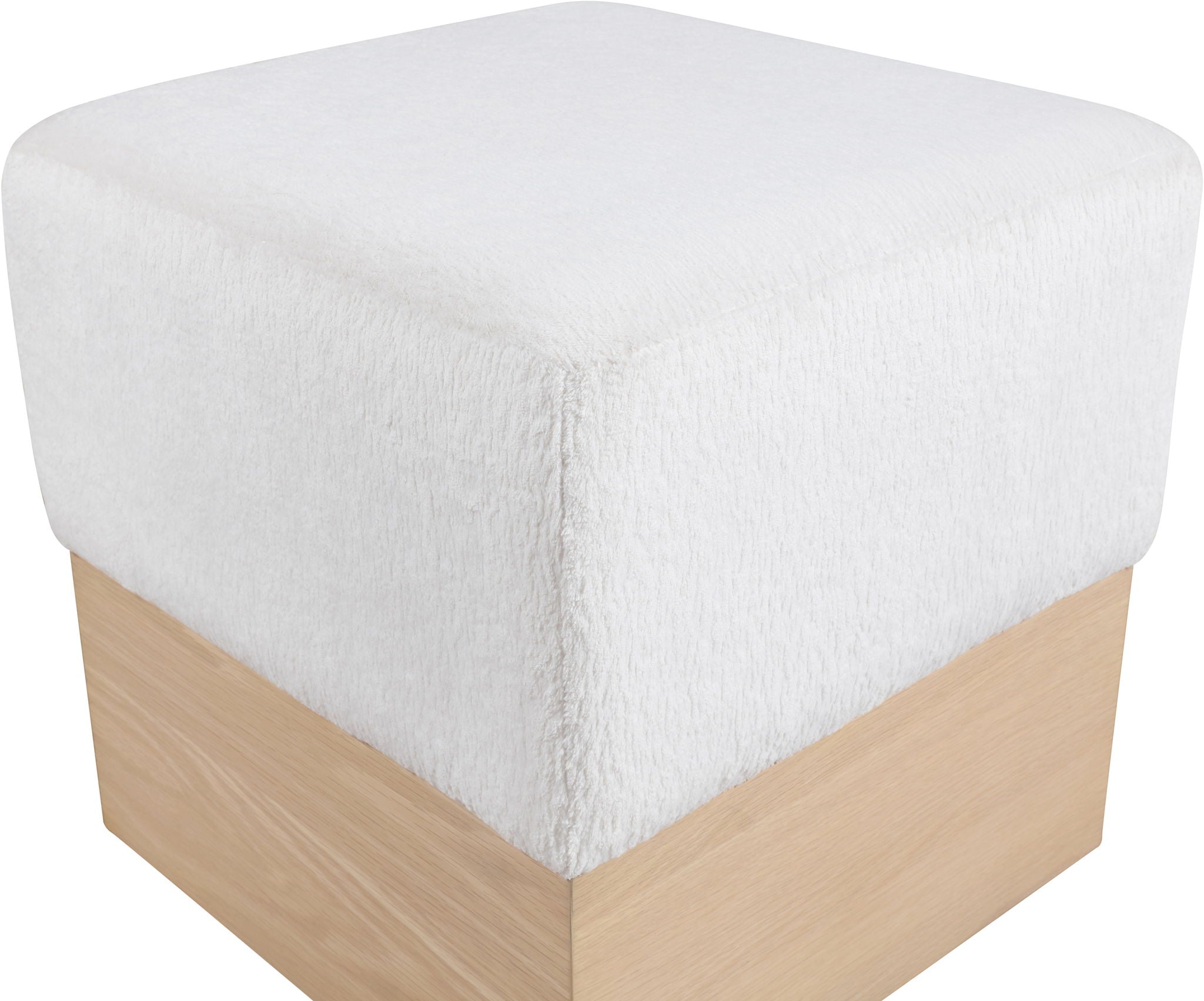Havre - Ottoman / Stool With Natural Base - Urban Living Furniture (Los Angeles, CA)