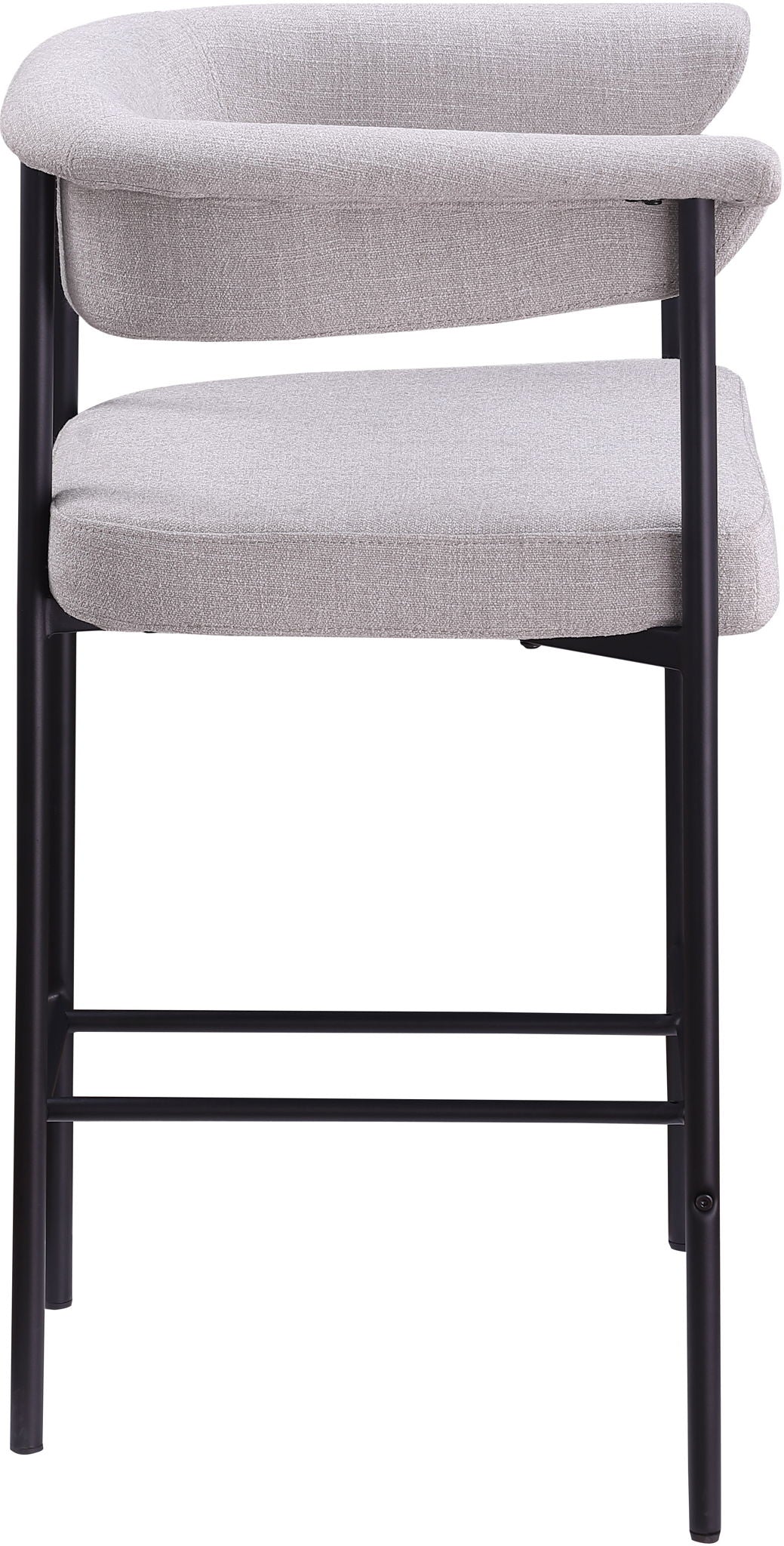 Malin - Linen Counter Stool (Set of 2) - Urban Living Furniture (Los Angeles, CA)