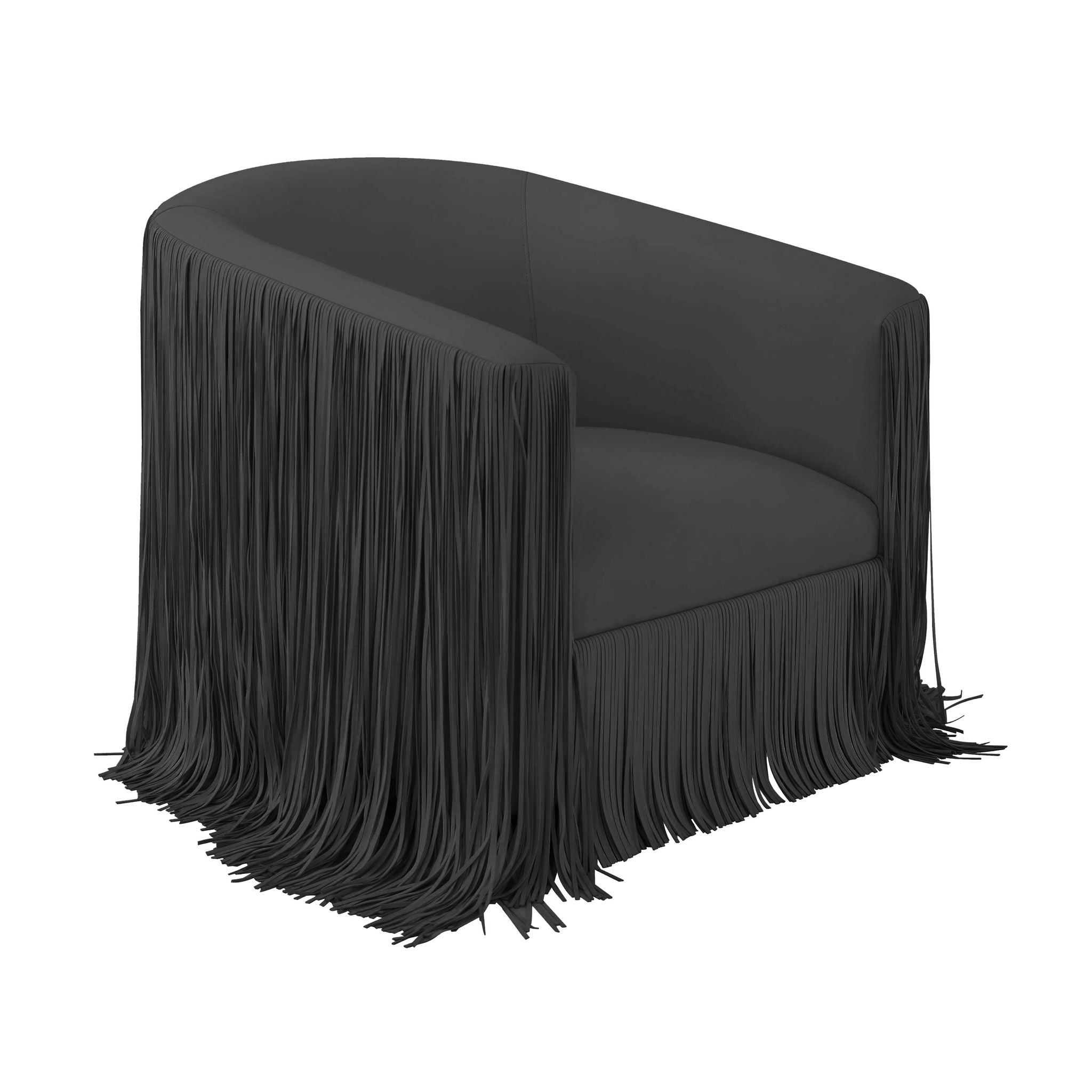 Shag Me - Vegan Leather Swivel Chair - Urban Living Furniture (Los Angeles, CA)
