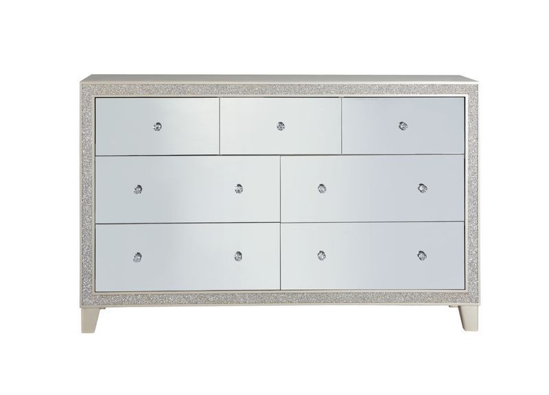 Sliverfluff - Dresser - Mirrored & Champagne Finish - Urban Living Furniture (Los Angeles, CA)