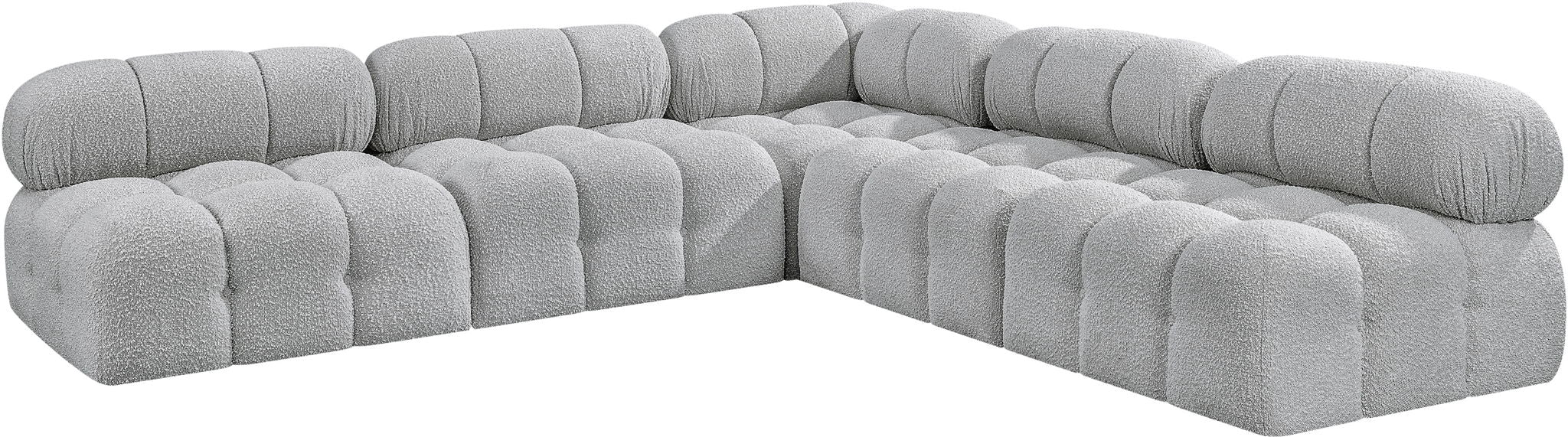 Ames - 5 Piece Fabric Modular Corner Sectional
