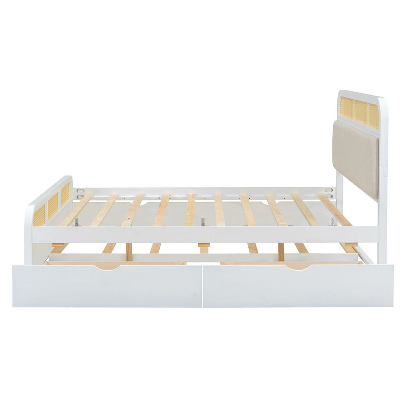 Platform Bed With Trundle And 2 Drawers - Urban Living Furniture (Los Angeles, CA)