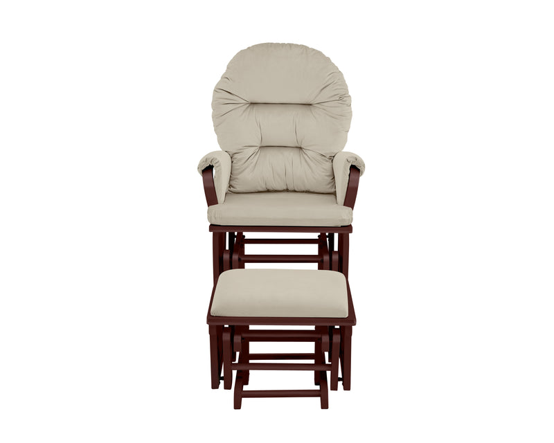 Madison - Glider & Ottoman - White Base - Urban Living Furniture (Los Angeles, CA)