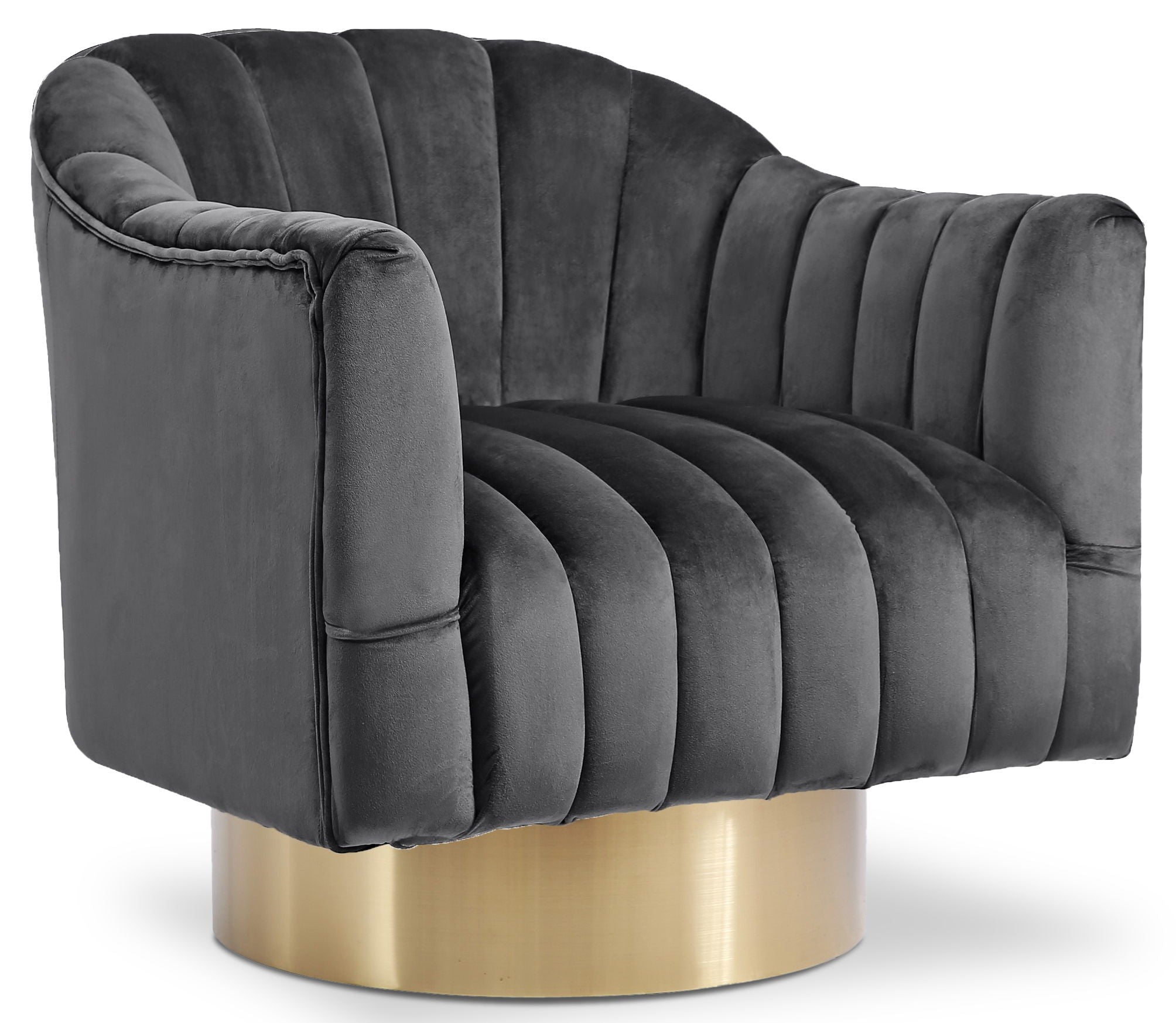 Farrah - Accent Chair with Gold Base - Urban Living Furniture (Los Angeles, CA)