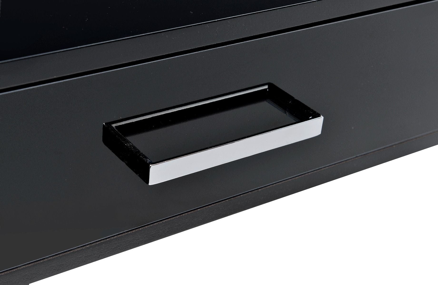 Coleen - Desk - Black High Gloss & Chrome Finish - Urban Living Furniture (Los Angeles, CA)