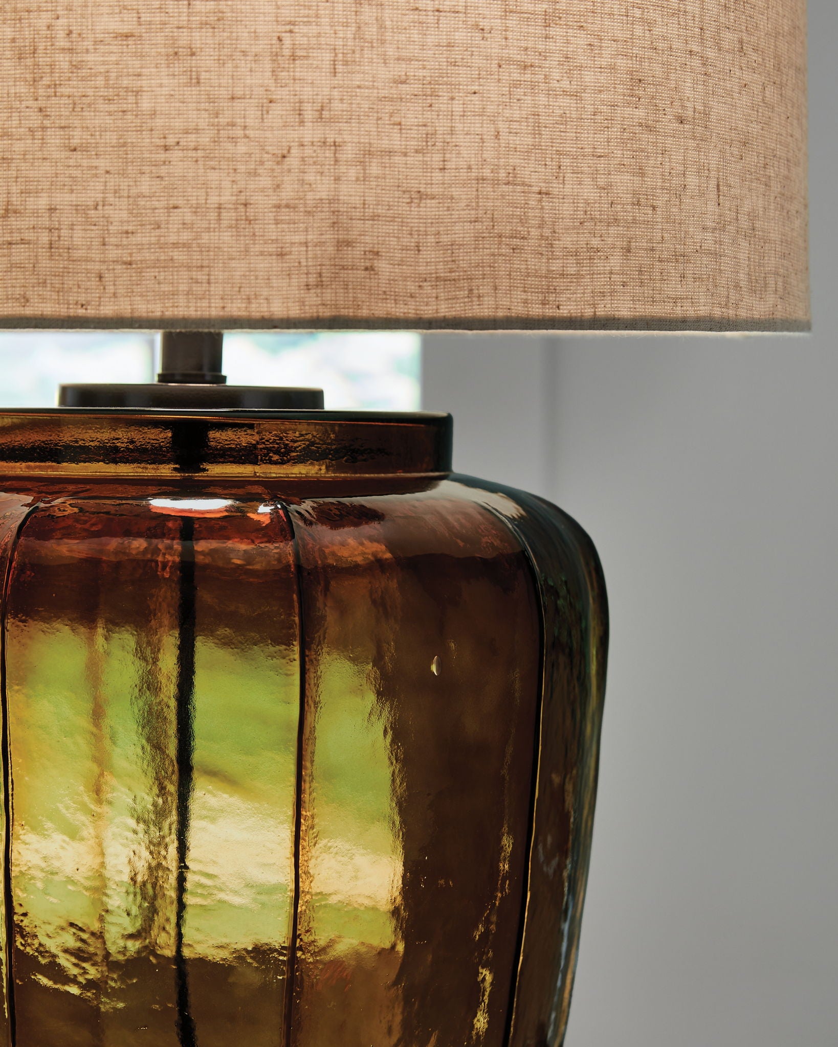Bainmore - Amber - Glass Table Lamp - Urban Living Furniture (Los Angeles, CA)
