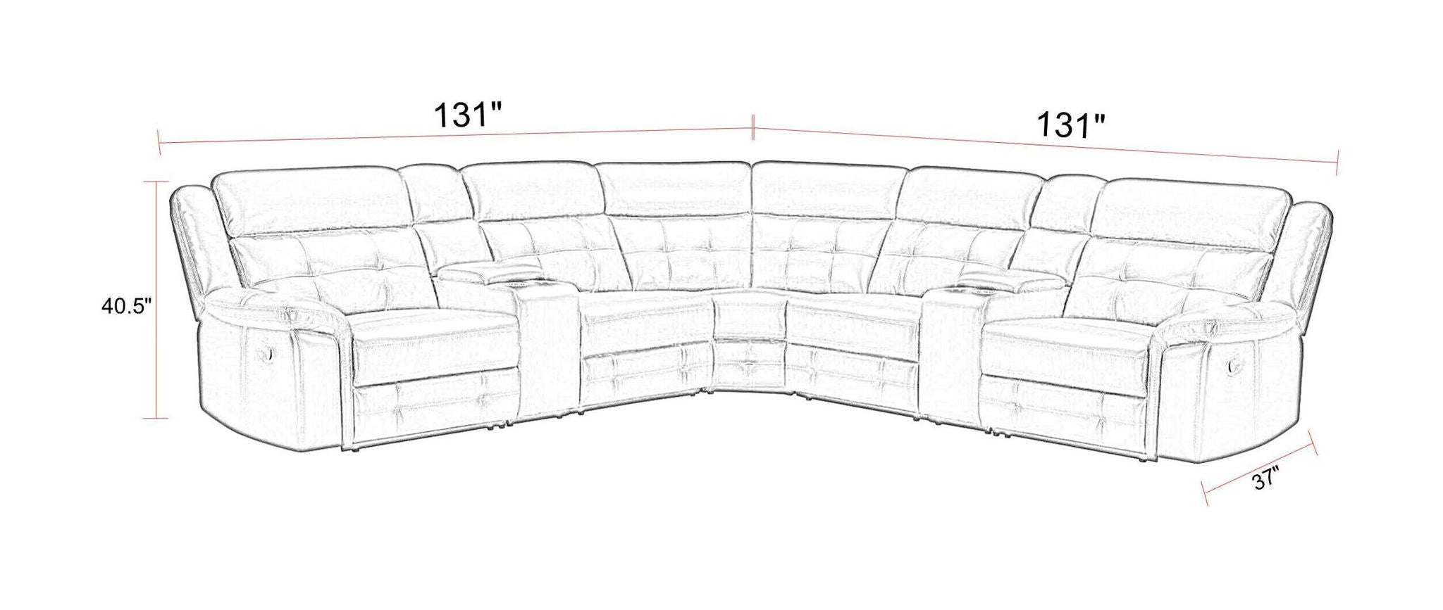 Clayton - Sectional - Urban Living Furniture (Los Angeles, CA)