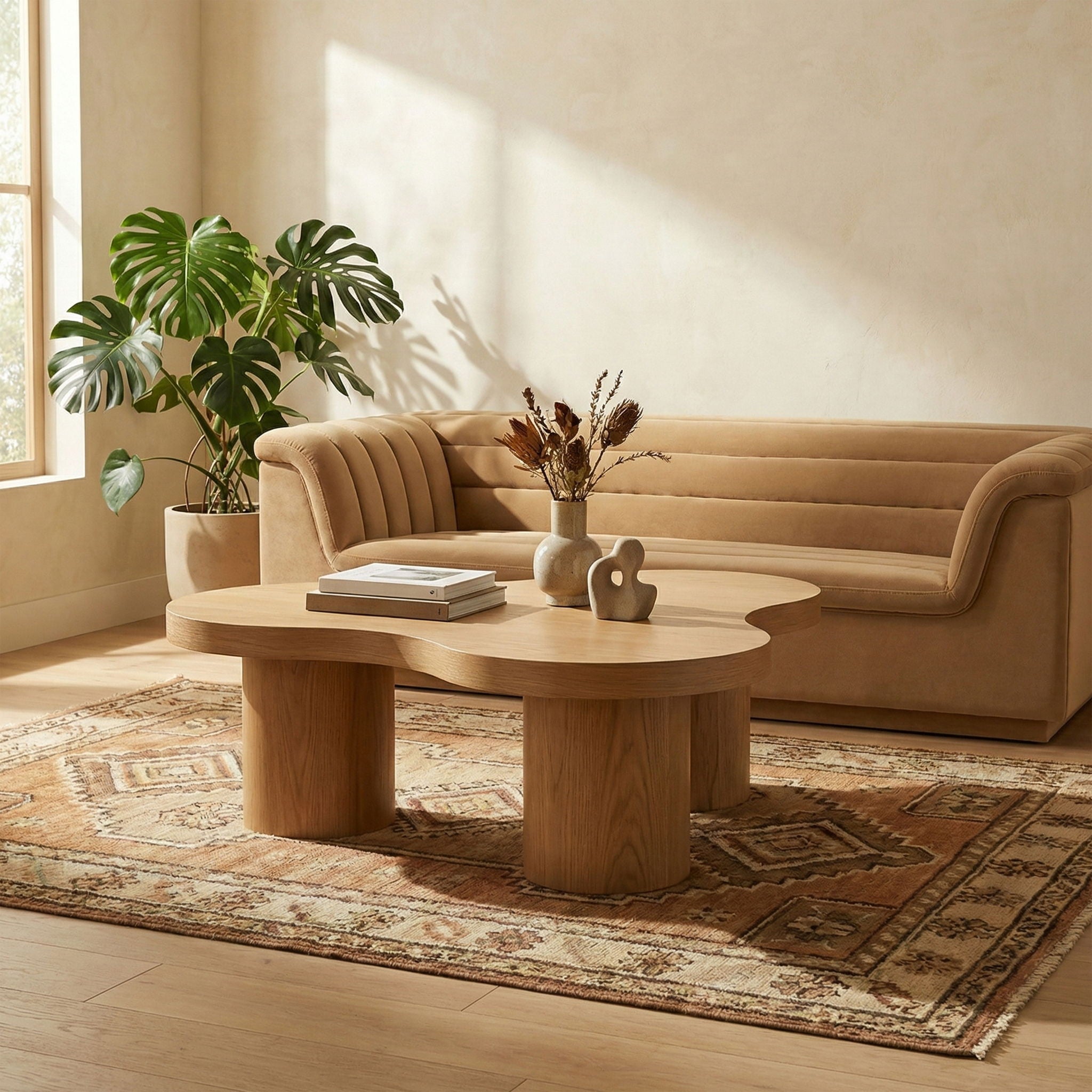 Cove - Oak Veneer And Solid Wood Coffee Table - Urban Living Furniture (Los Angeles, CA)