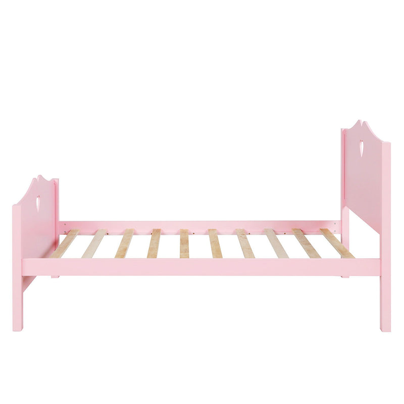 Platform Bed With Slat Support And Headboard And Footboard