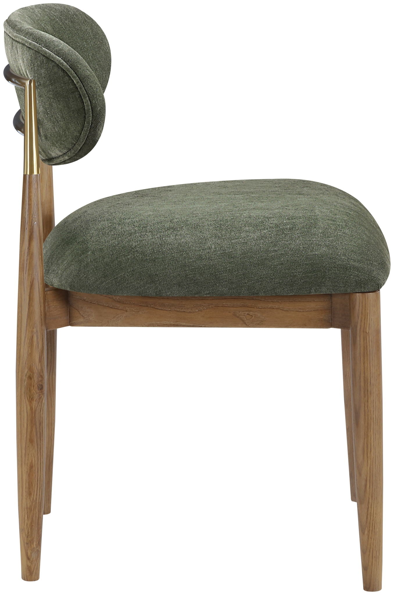 Riccio - Fabric Dining Side Chair (Set of 2) - Walnut Frame - Urban Living Furniture (Los Angeles, CA)