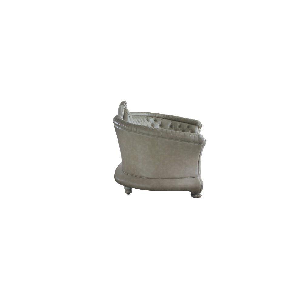 Dresden - Sofa - Bone PU & Gold Patina - Urban Living Furniture (Los Angeles, CA)
