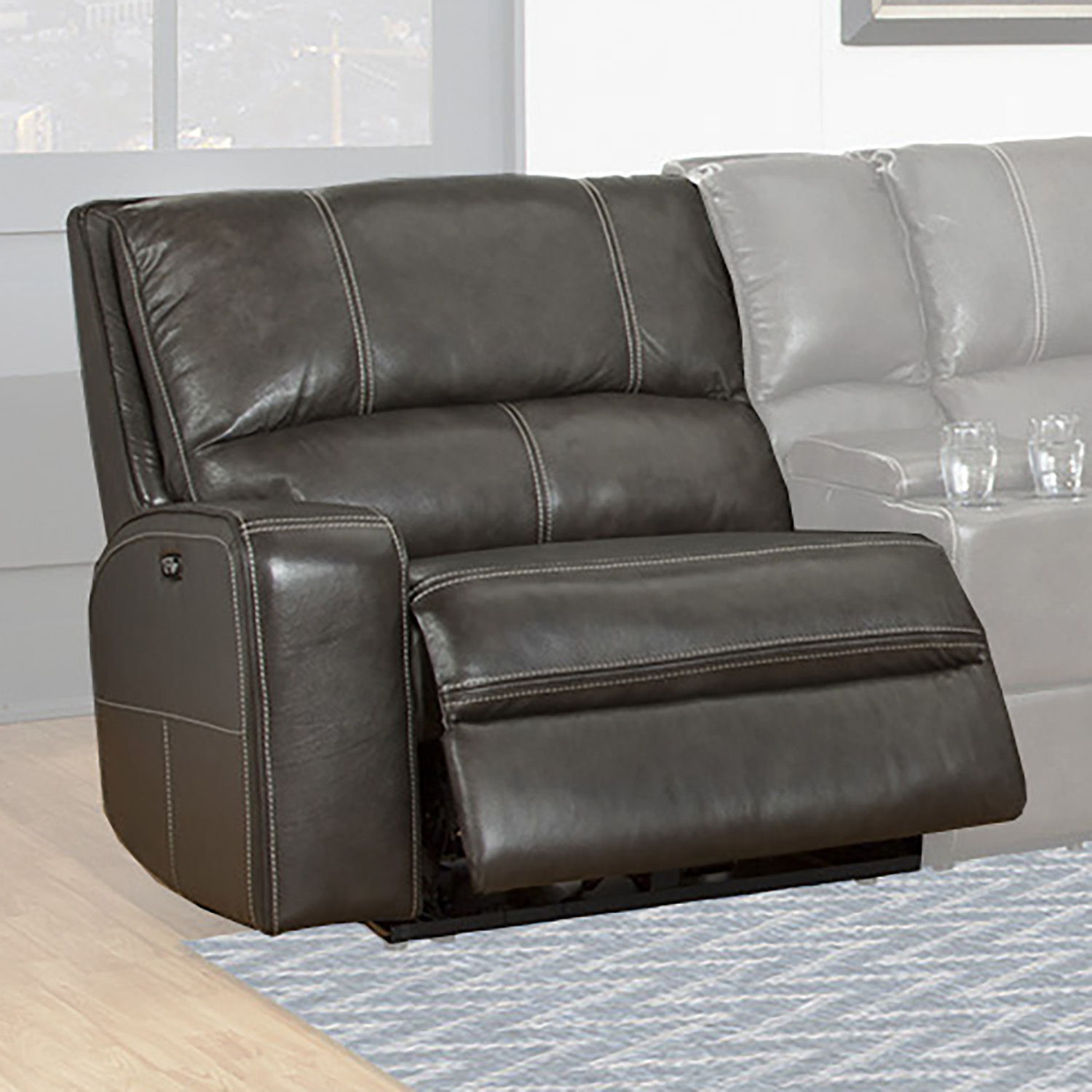 Swift - Power Left Arm Facing Recliner - Twilight - Urban Living Furniture (Los Angeles, CA)