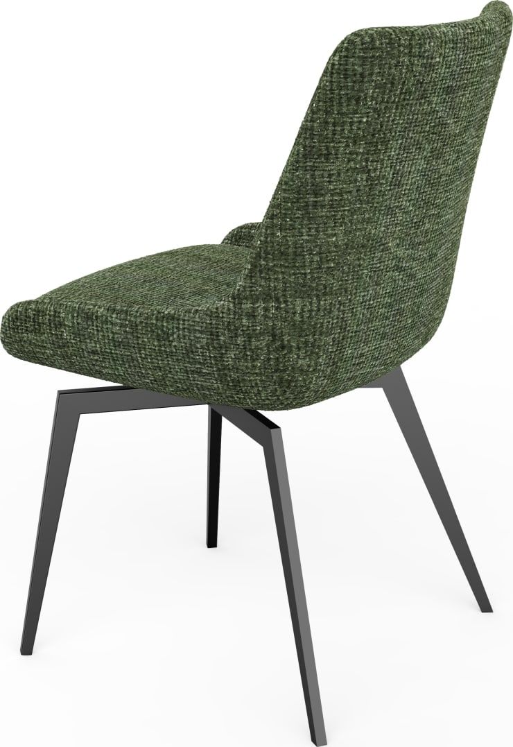 Ceo - 180 Degree Return Swivel Upholstered Dining Chair (Set of 2)