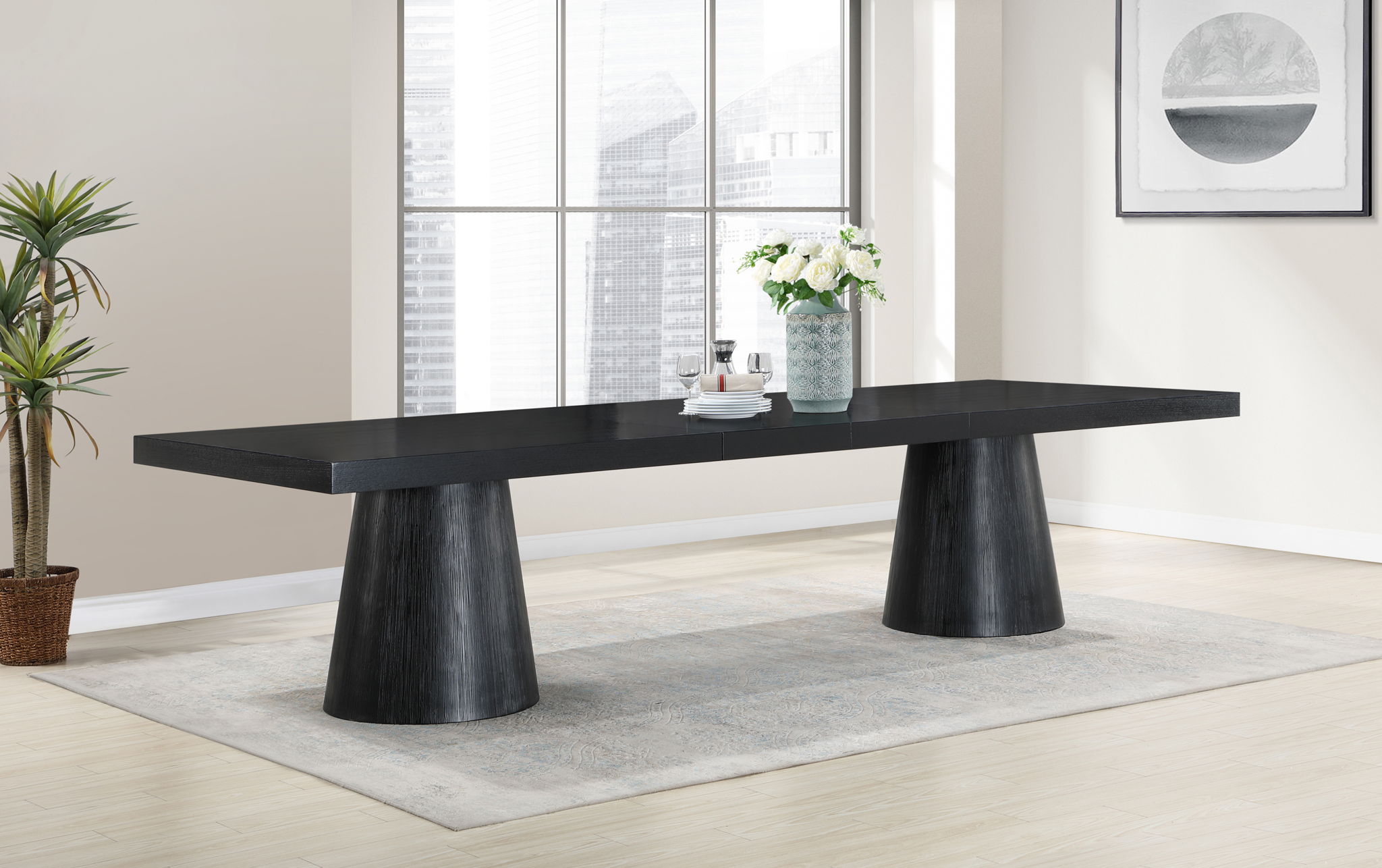 Tavolo - Oak Veneer Dining Table - Urban Living Furniture (Los Angeles, CA)