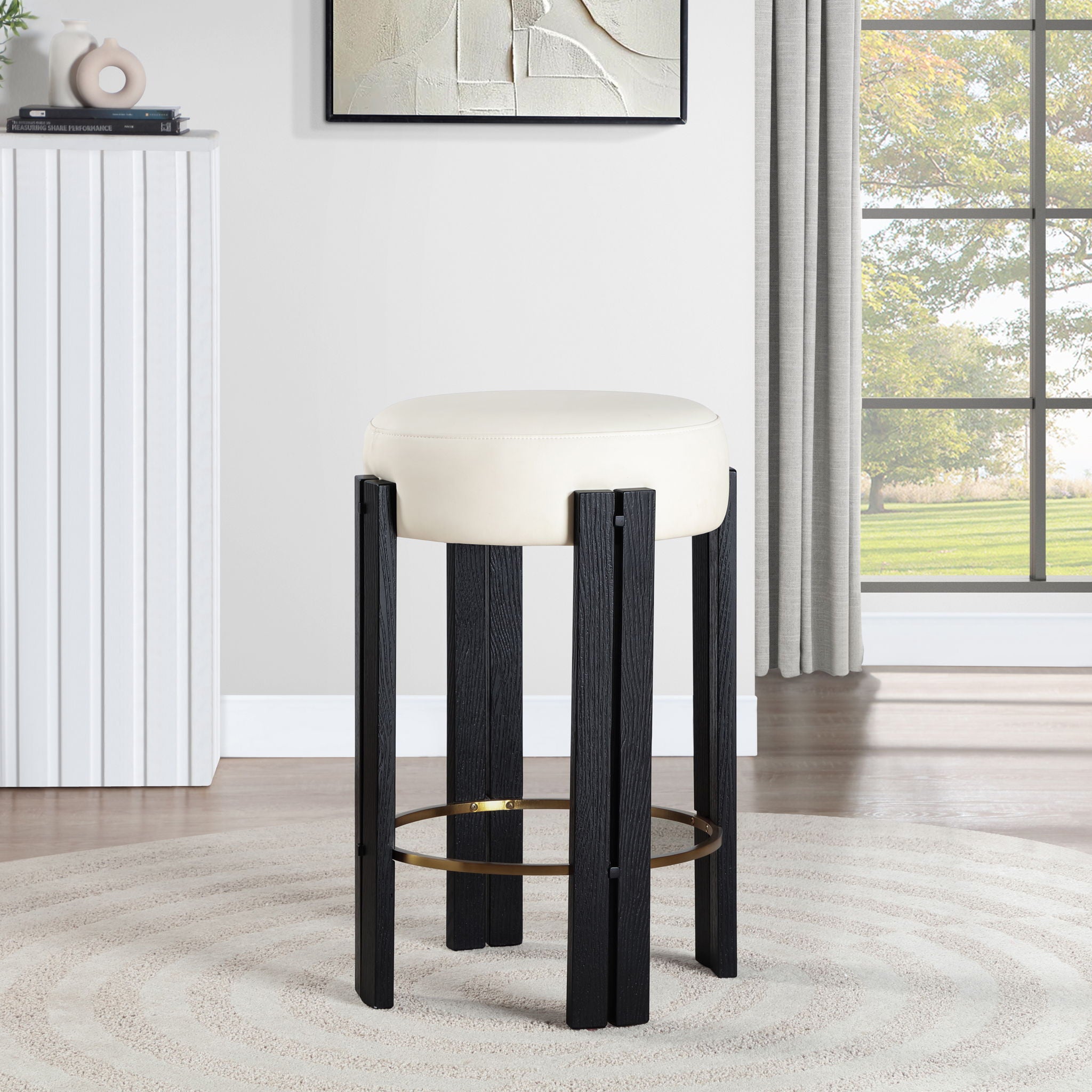 Harrison - Counter Stool With Black Legs - Urban Living Furniture (Los Angeles, CA)