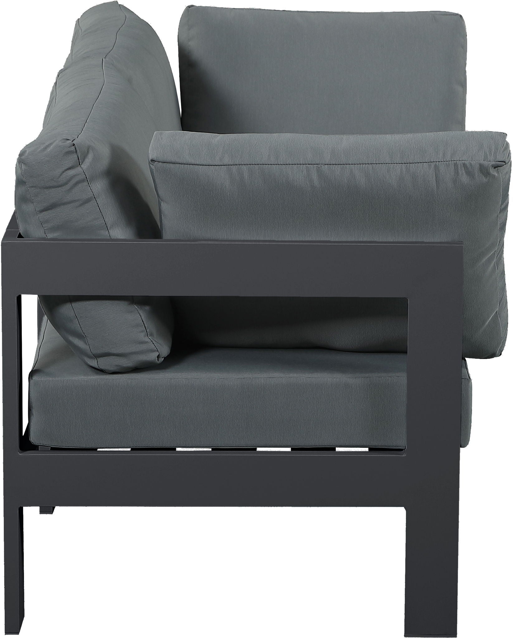 Nizuc - Outdoor Patio 2 Seat Modular Sofa With Gray Frame - Urban Living Furniture (Los Angeles, CA)