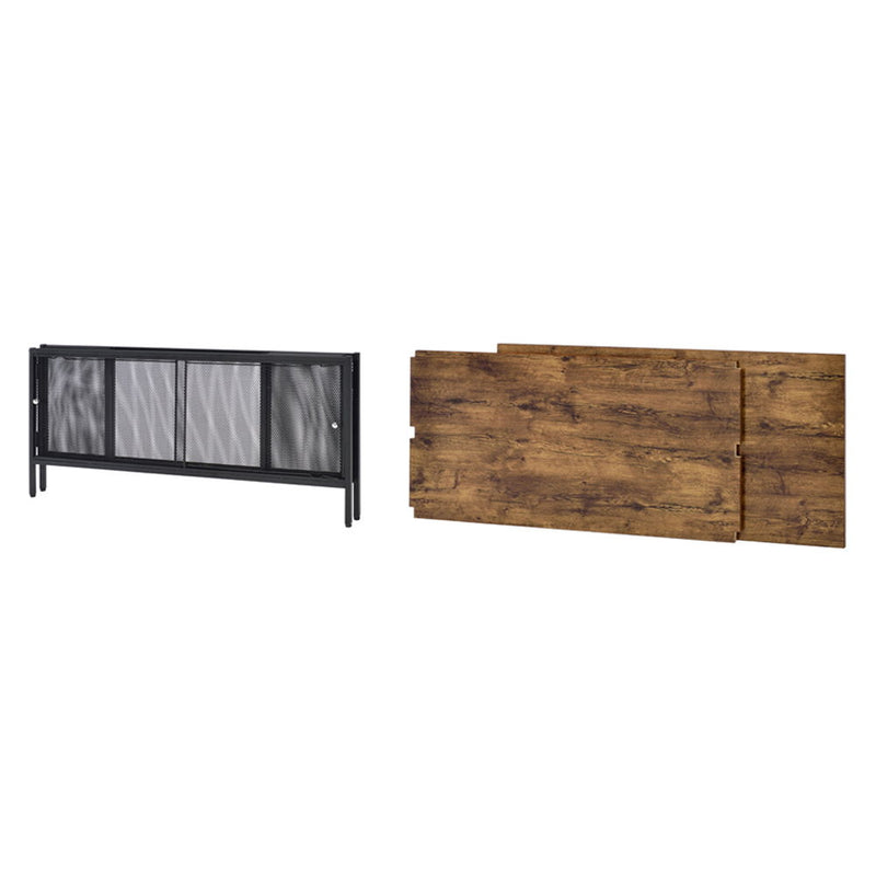 Winam - Coffee Table - Antique Oak & Black - Urban Living Furniture (Los Angeles, CA)