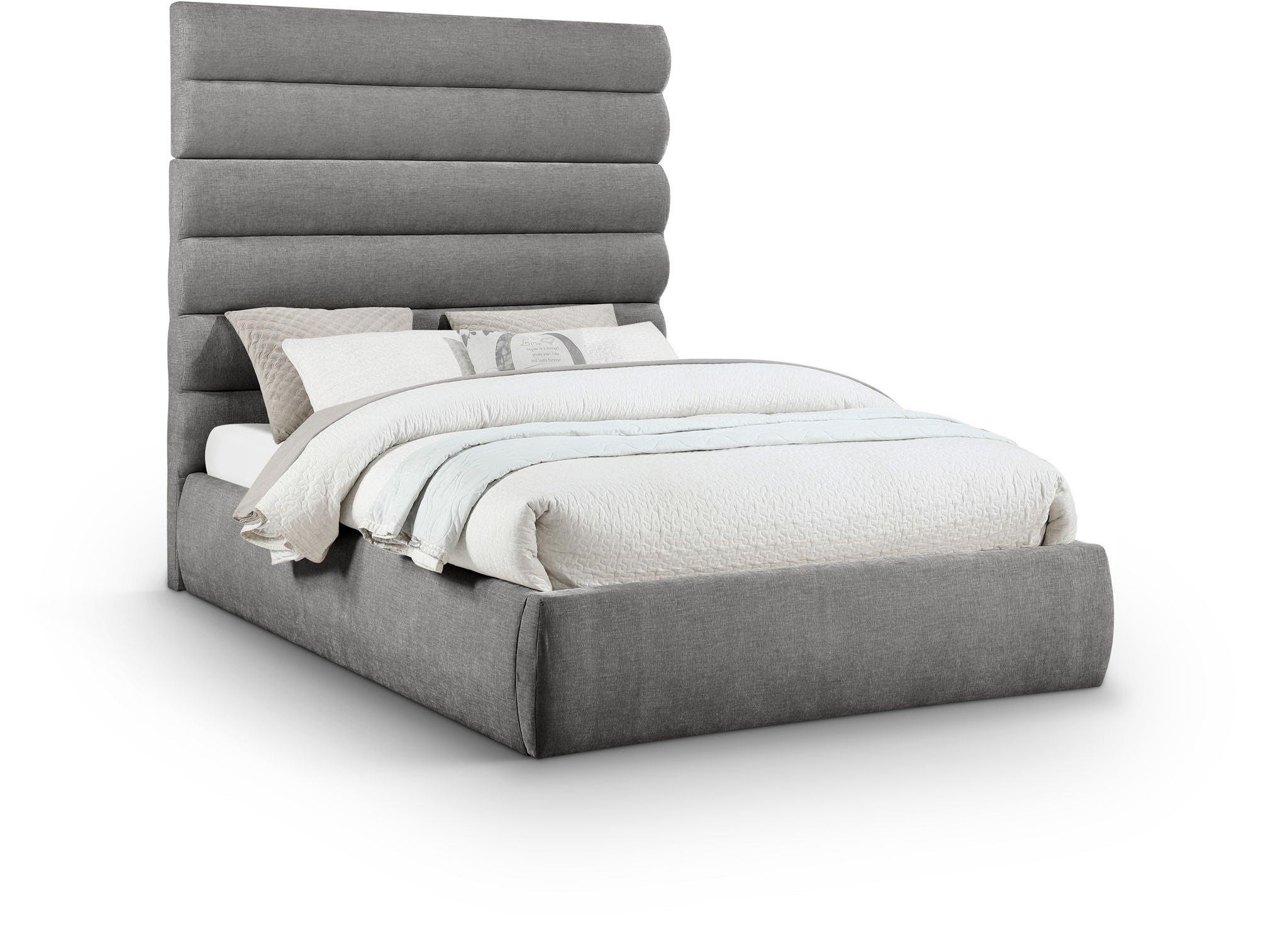 Adam - Chenille Fabric Bed With 70.5" Headboard - Urban Living Furniture (Los Angeles, CA)