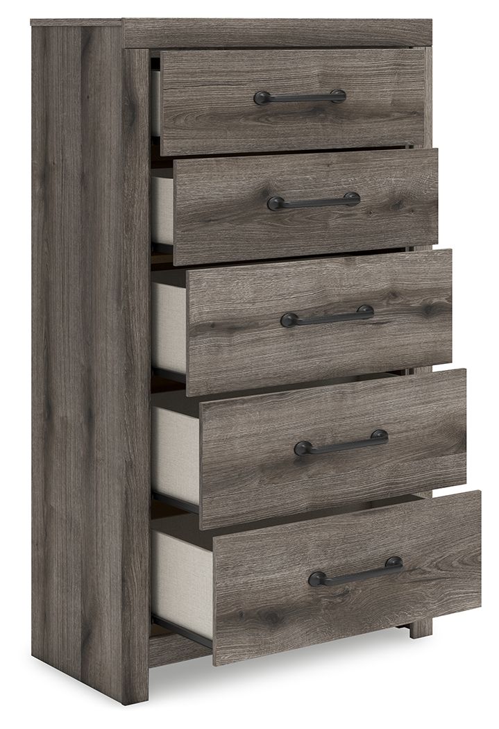 Graystorm - Brown Gray - Five Drawer Chest - Urban Living Furniture (Los Angeles, CA)