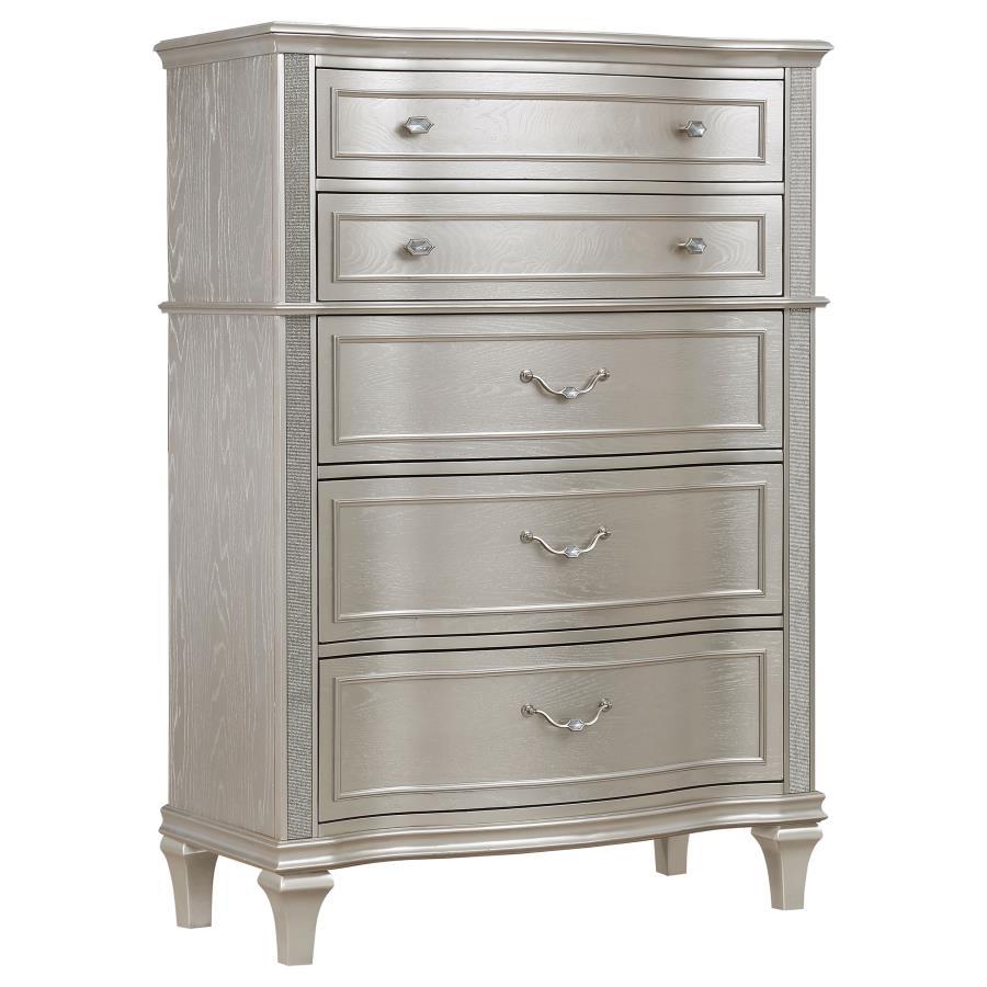 Evangeline - 6-Drawer Bedroom Chest - Silver Oak - Urban Living Furniture (Los Angeles, CA)