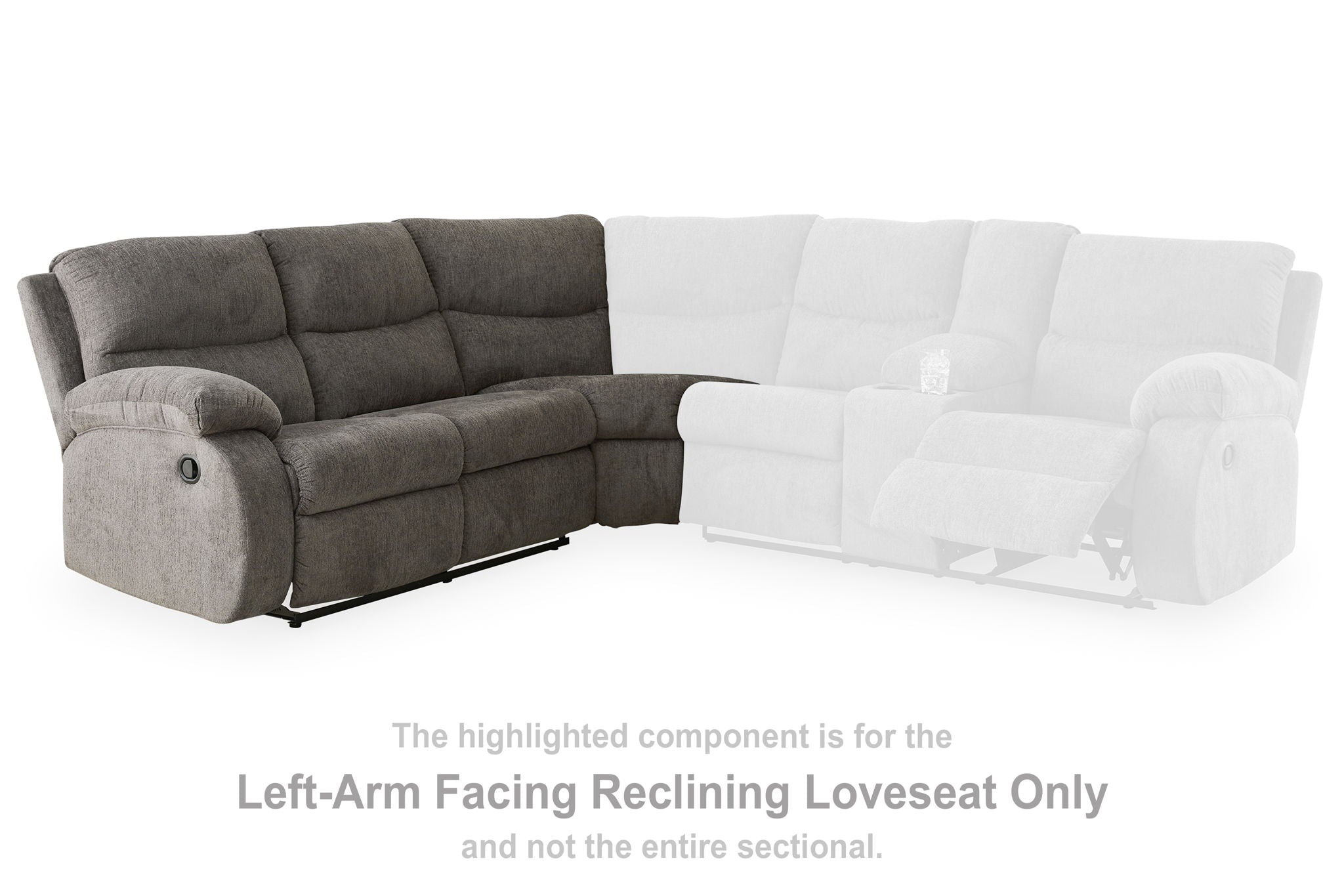 Museum - Pewter - Laf Reclining Loveseat - Urban Living Furniture (Los Angeles, CA)