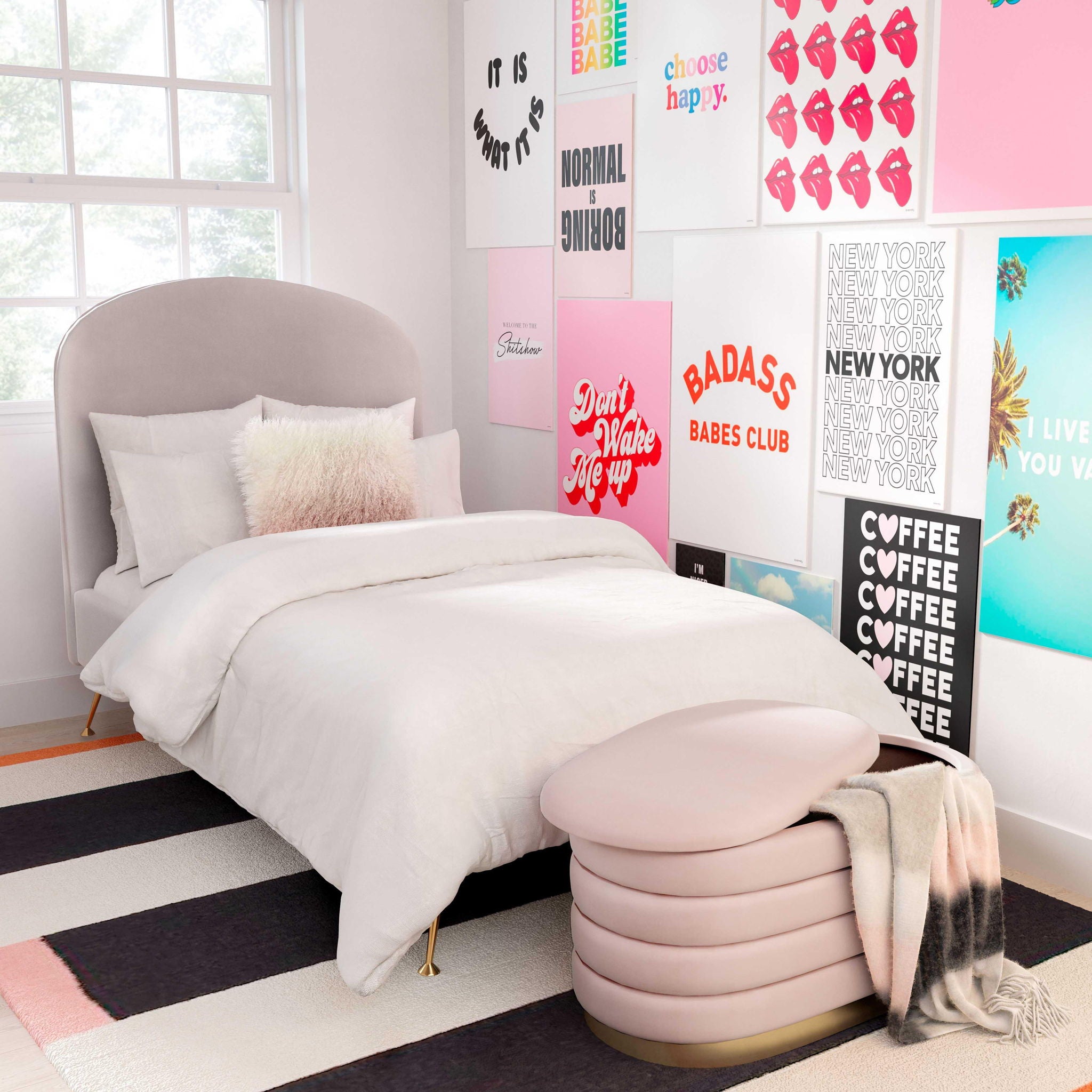 Lillian - Velvet Storage Bench - Urban Living Furniture (Los Angeles, CA)