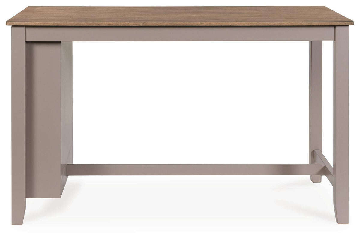 Harperfeld - 5 Pc. - Dining Table And 4 Barstools - Natural / Gray - Urban Living Furniture (Los Angeles, CA)