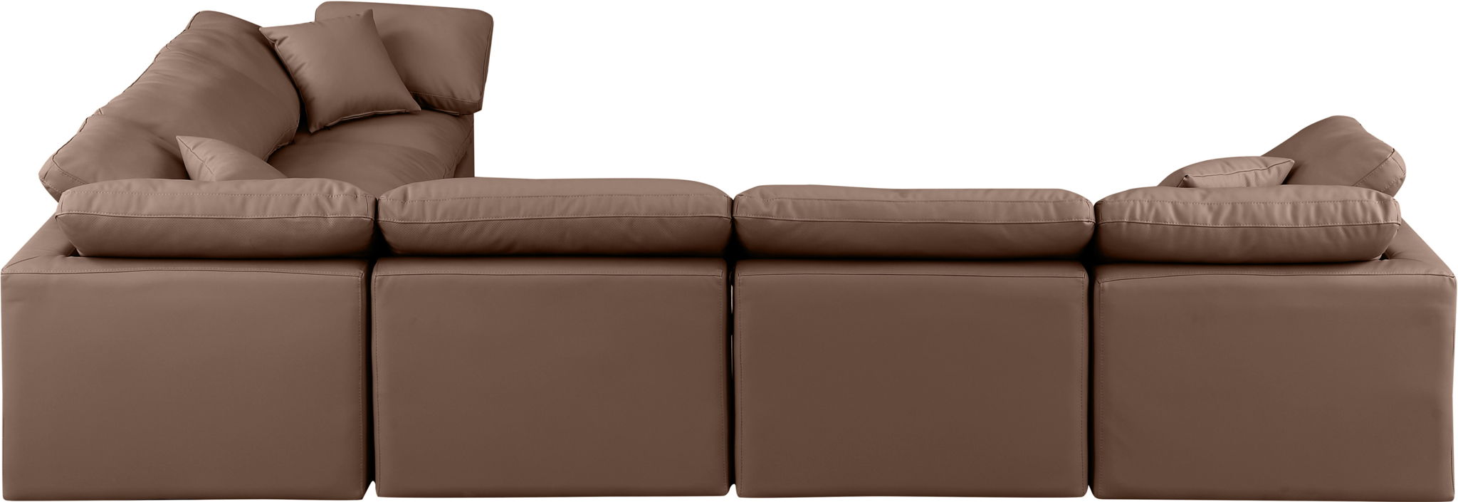 Indulge - Faux Leather 6 Piece Modular Corner Sectional - Urban Living Furniture (Los Angeles, CA)