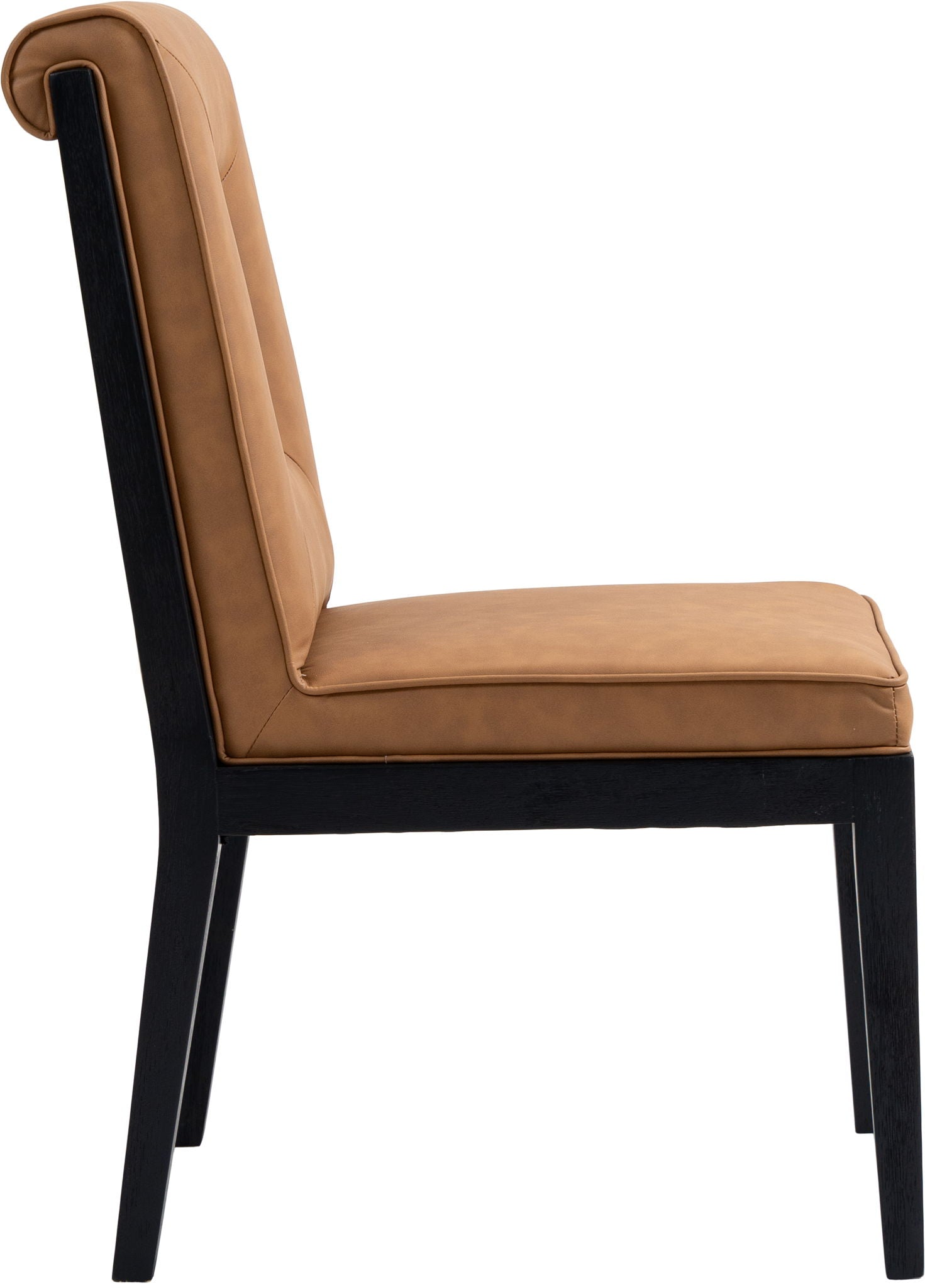 Gwendolyn - Faux Leather Dining Side Chair With Black Frame (Set of 2) - Urban Living Furniture (Los Angeles, CA)