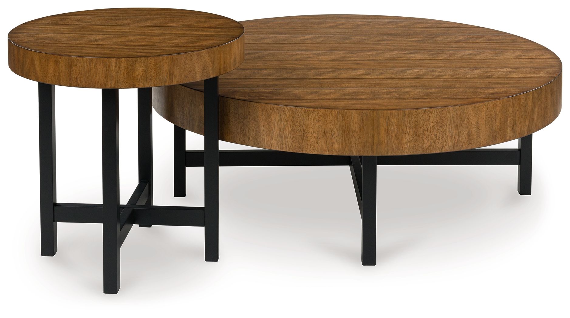 Steenlage - Brown / Black - Occasional Table Set (Set of 2) - Urban Living Furniture (Los Angeles, CA)