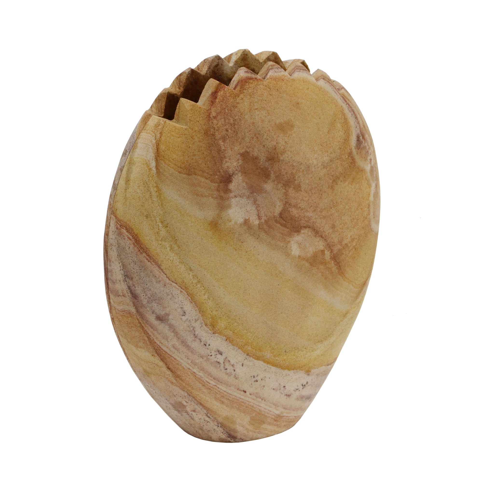Saava - Mantis Stone Vase In Sandstone - Natural - Urban Living Furniture (Los Angeles, CA)