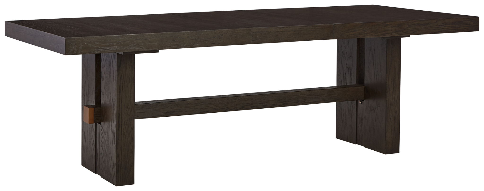 Burkhaus - Dark Brown - Rectangular Dining Room Extension Table - Urban Living Furniture (Los Angeles, CA)