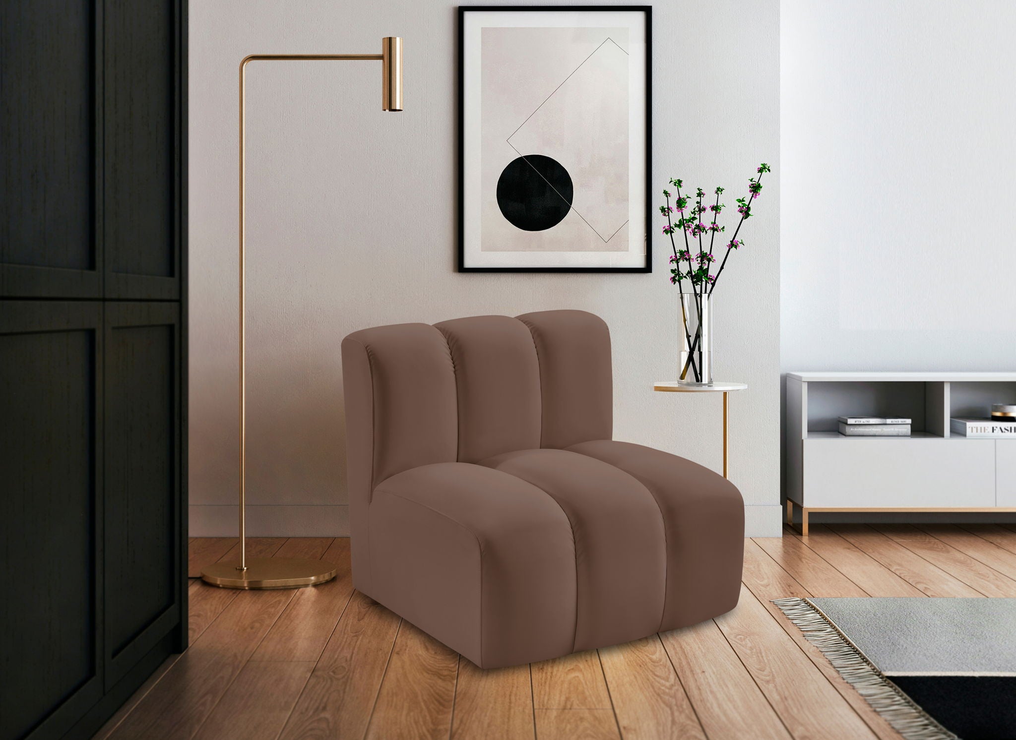 Arc - Faux Leather Straight Chair - Urban Living Furniture (Los Angeles, CA)