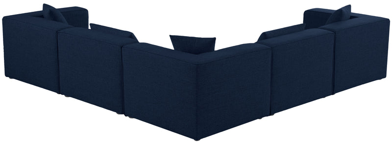 Cube - Linen 5 Piece Modular Corner Sectional