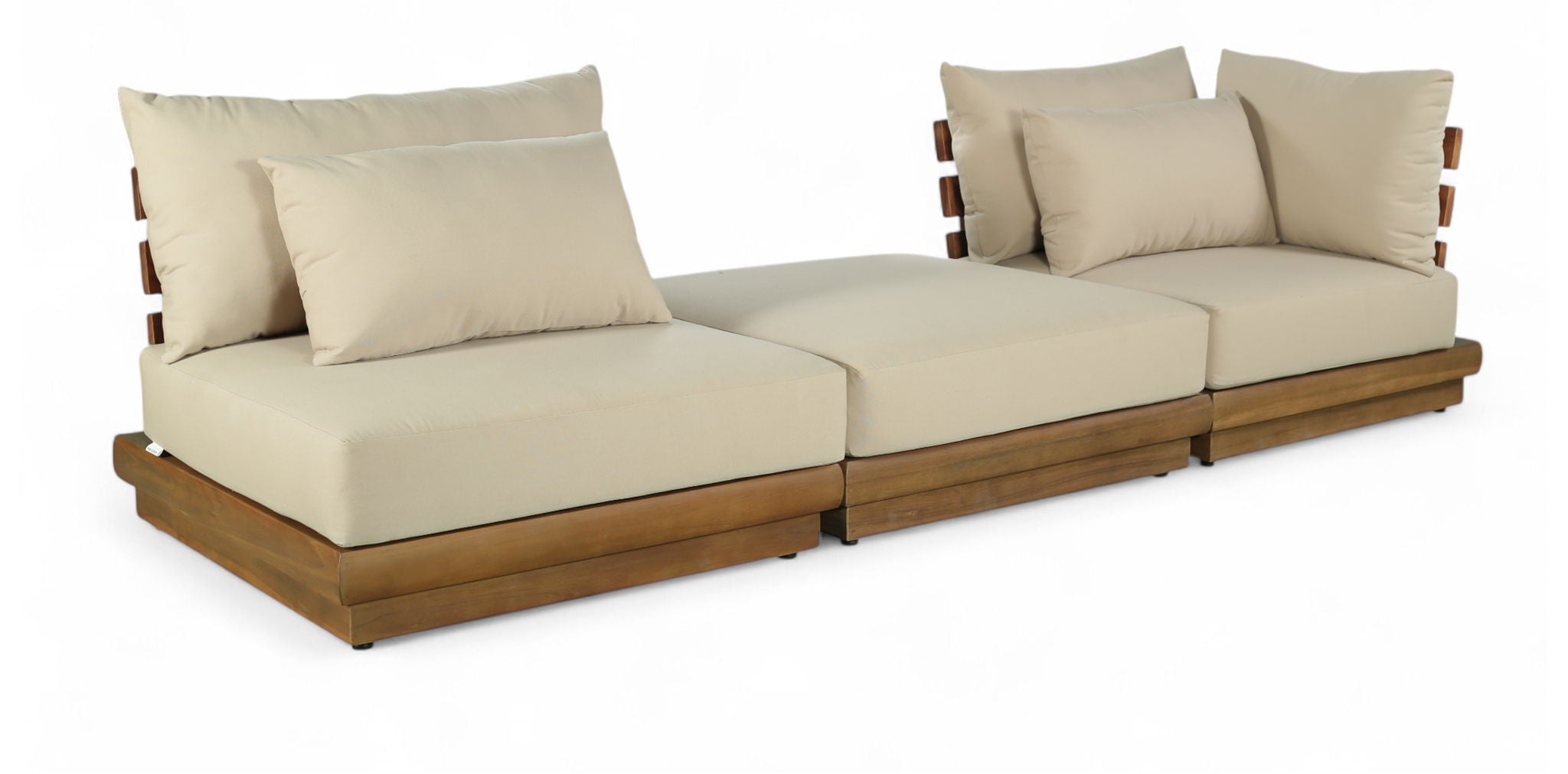 Mirella - 3 Piece Water Resistant Fabric Upholstered Outdoor Patio Modular Sofa - Urban Living Furniture (Los Angeles, CA)