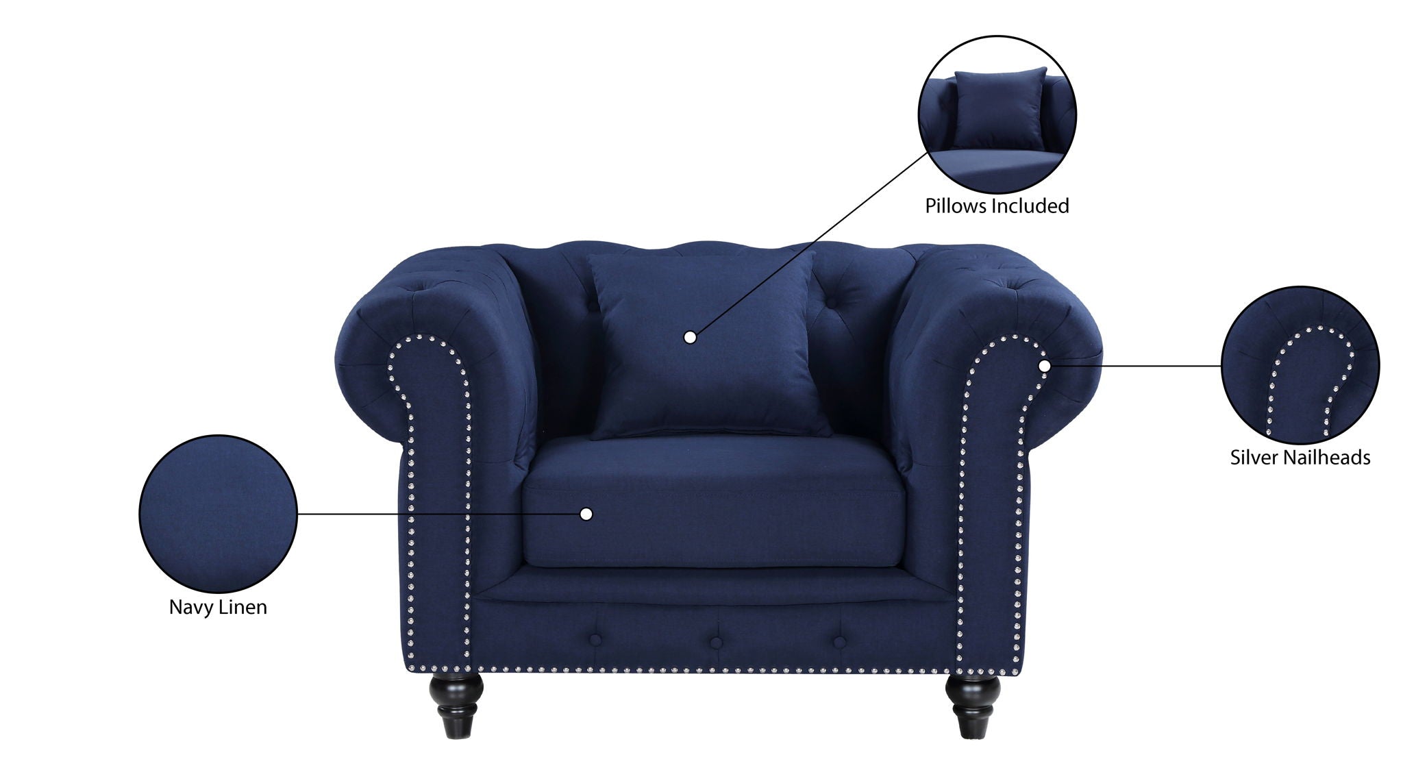Chesterfield - Chair - Urban Living Furniture (Los Angeles, CA)