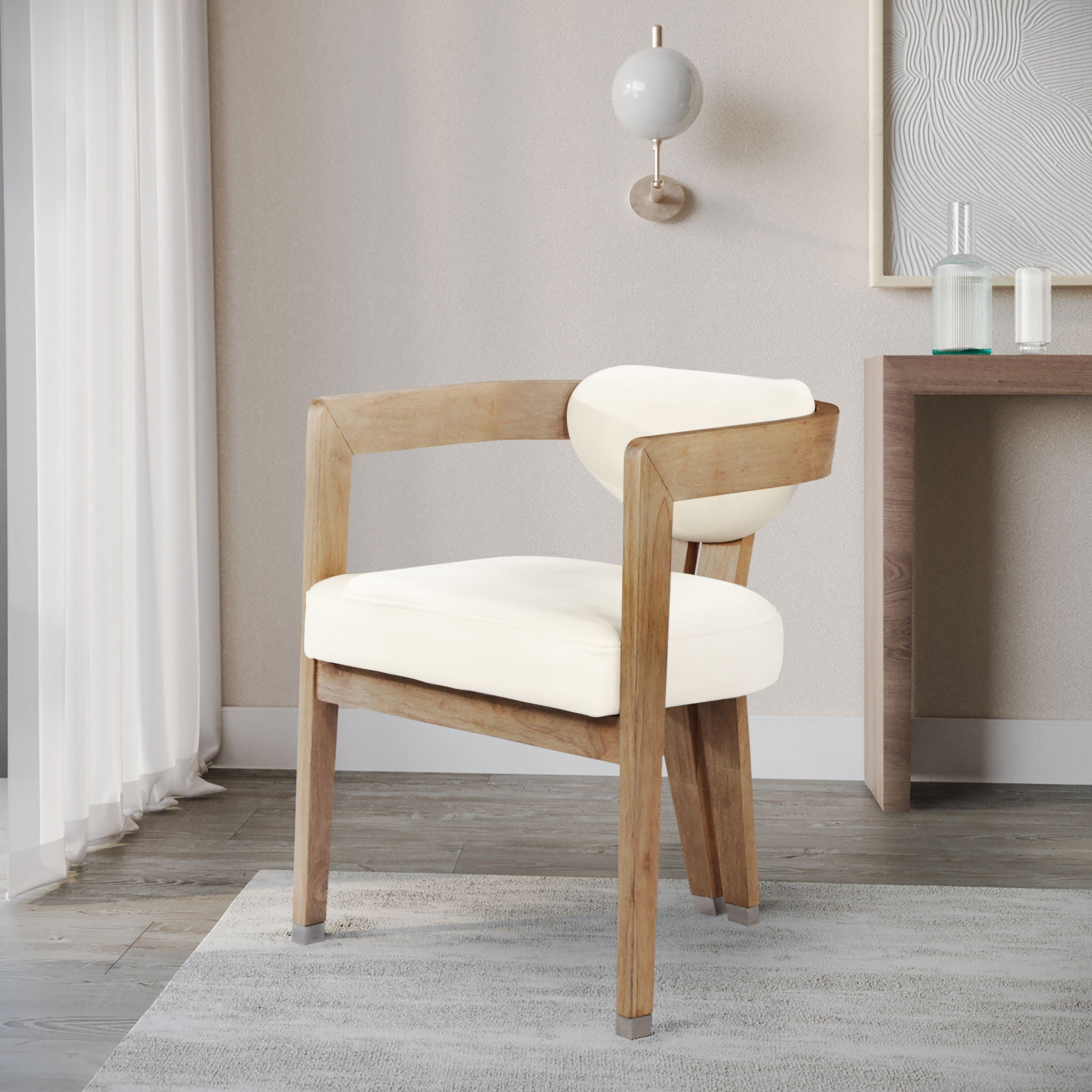 Carlyle - Dining Chair With Natural Frame - Urban Living Furniture (Los Angeles, CA)