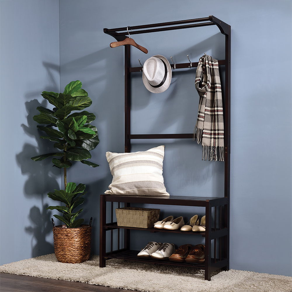 Pieria - Hall Tree - Espresso - Urban Living Furniture (Los Angeles, CA)