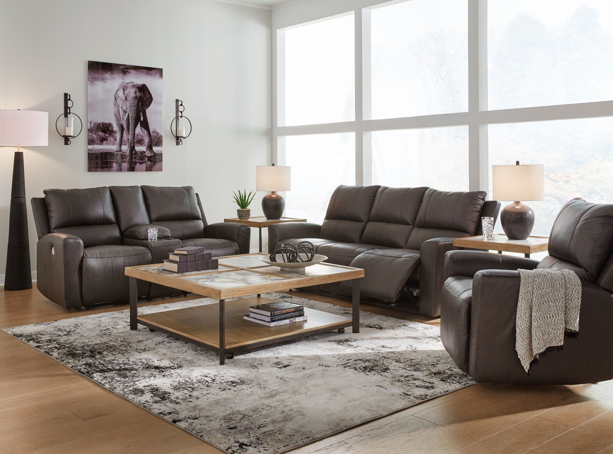 Boxmere - Reclining Living Room Set - Urban Living Furniture (Los Angeles, CA)