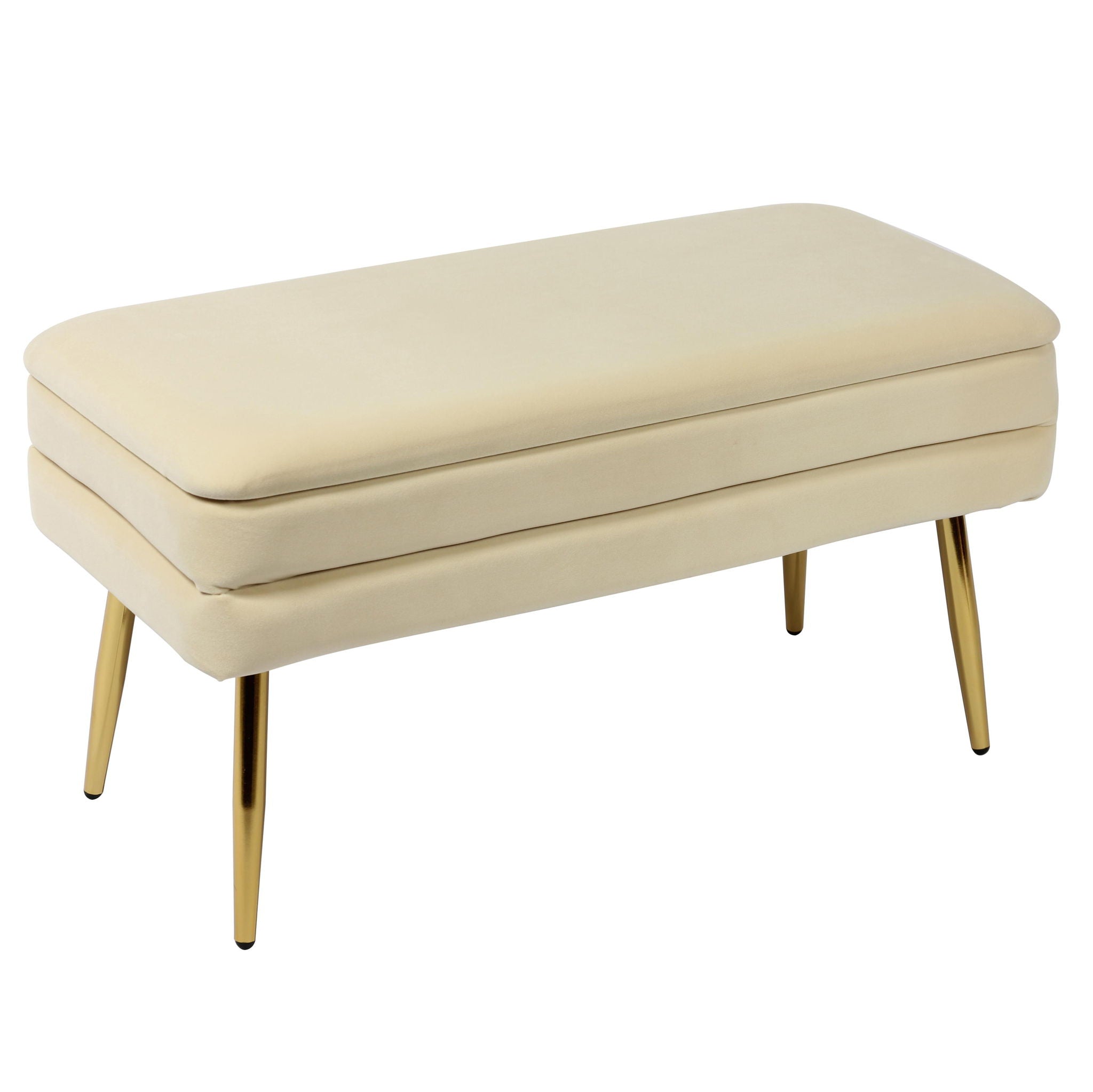 Ziva - Velvet Storage Bench - Urban Living Furniture (Los Angeles, CA)