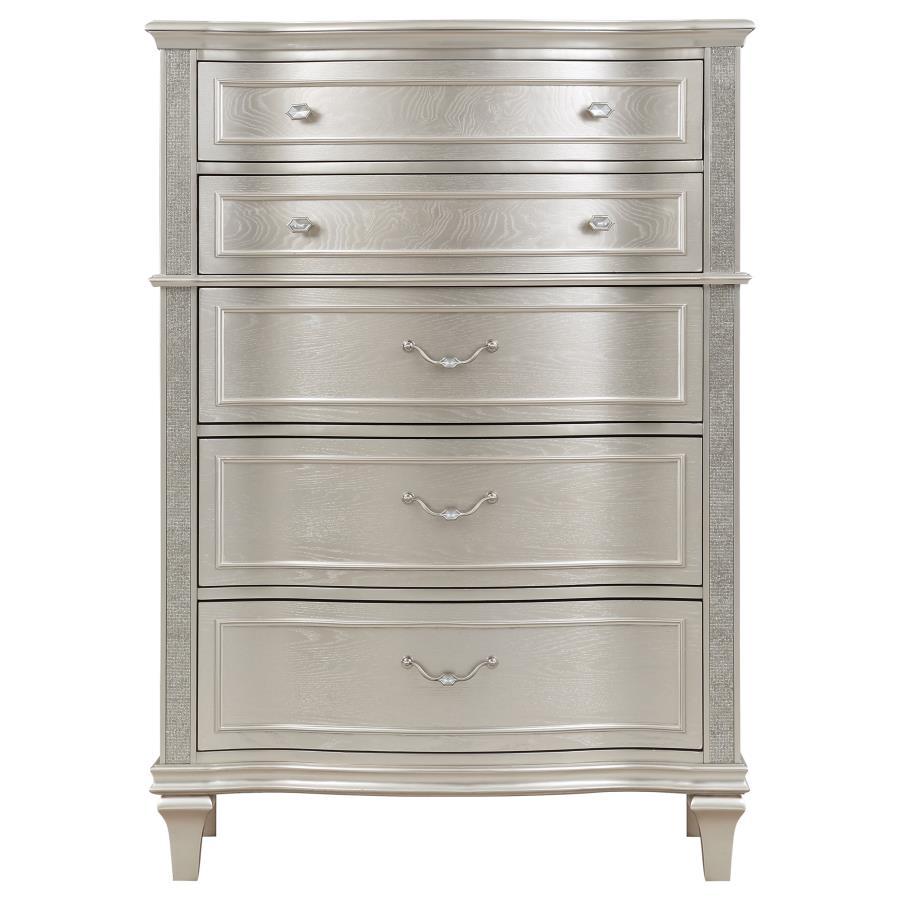 Evangeline - 6-Drawer Bedroom Chest - Silver Oak - Urban Living Furniture (Los Angeles, CA)