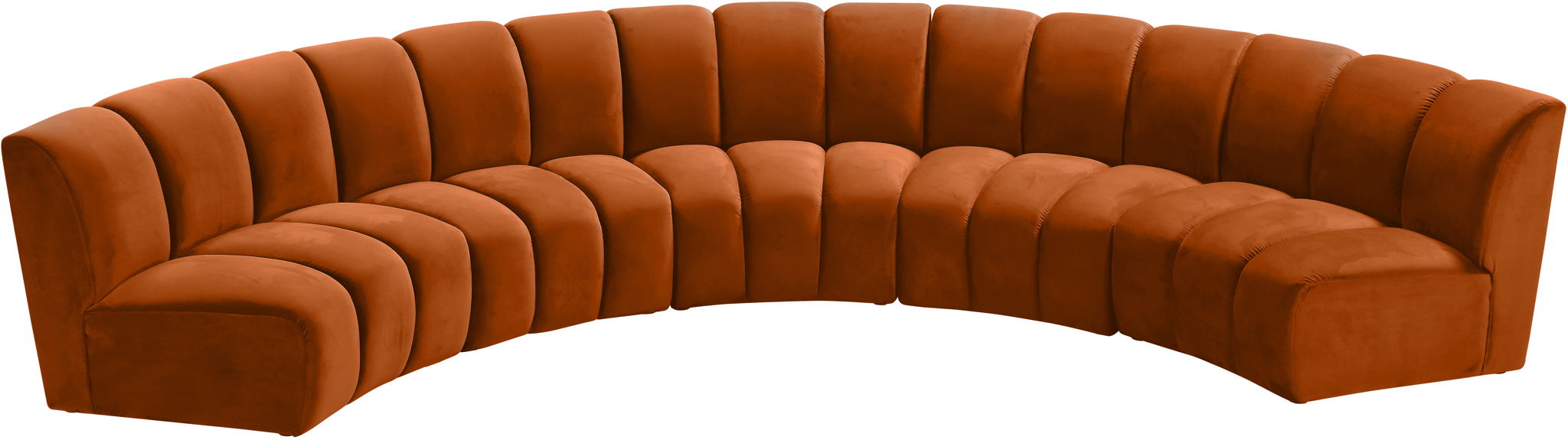 Infinity - 5 Piece Velvet Modular Sectional - Urban Living Furniture (Los Angeles, CA)