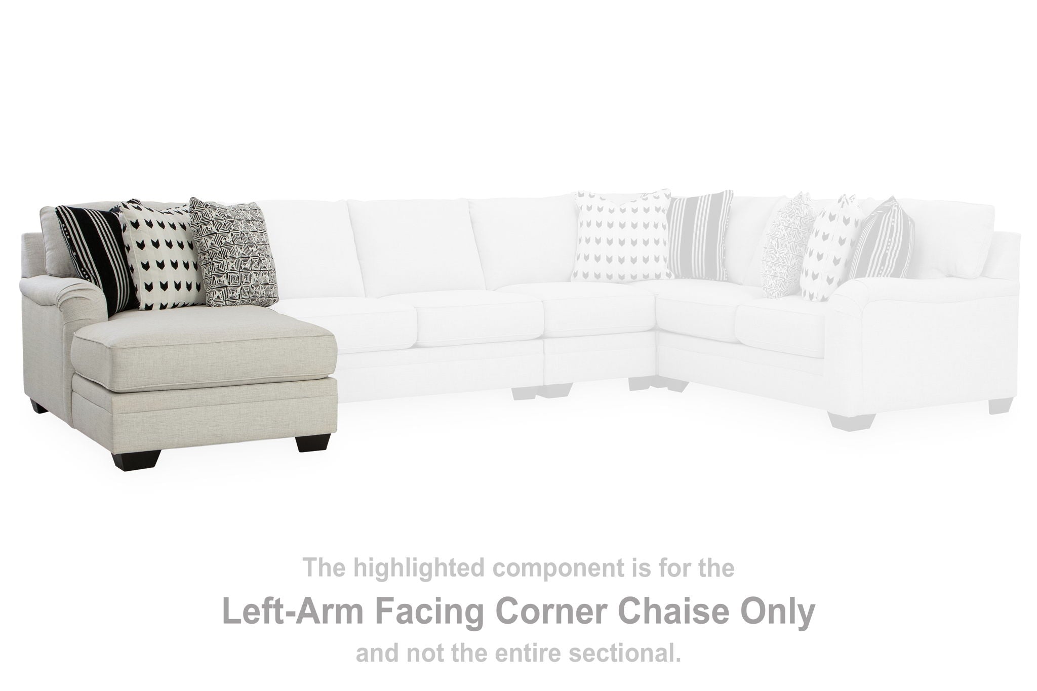 Huntsworth - Dove Gray - Laf Corner Chaise - Urban Living Furniture (Los Angeles, CA)
