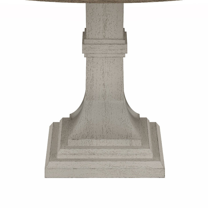 Tannen - Round Dining Table - White And Gray - Urban Living Furniture (Los Angeles, CA)