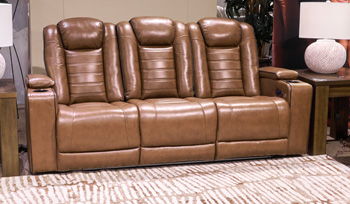 Gruaro - Power Reclining Sofa With Adjustable Headrest - Amber - Urban Living Furniture (Los Angeles, CA)