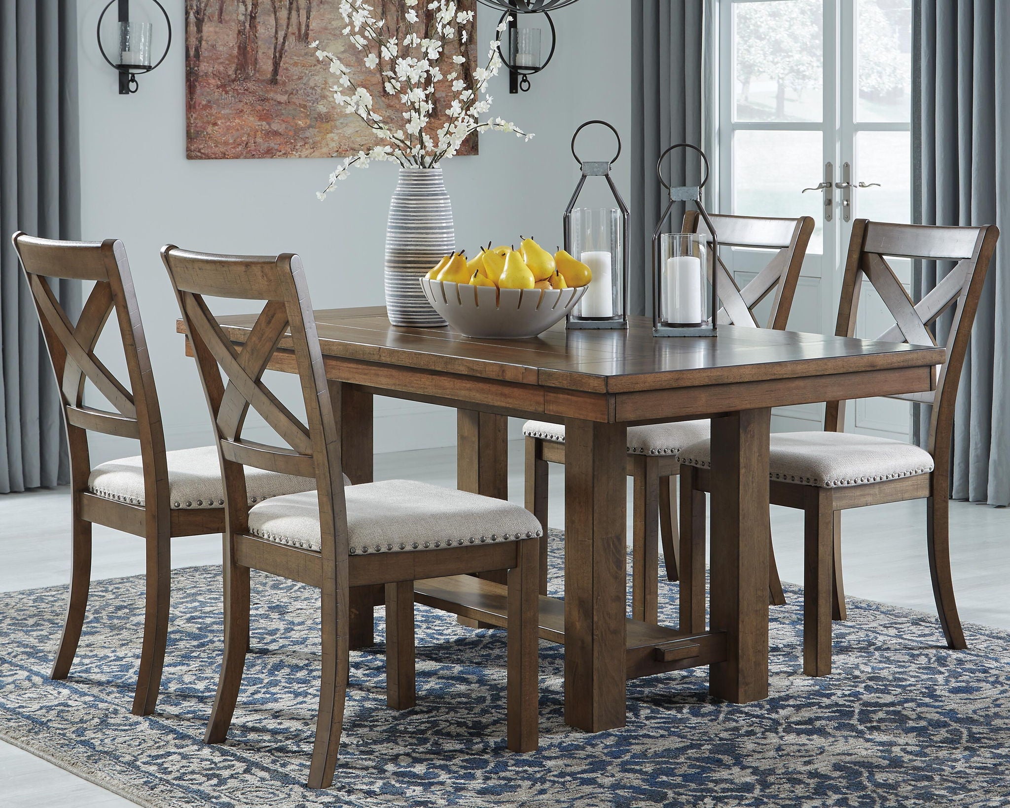 Moriville - Rectangular Dining Room Extension Table - Grayish Brown - Urban Living Furniture (Los Angeles, CA)